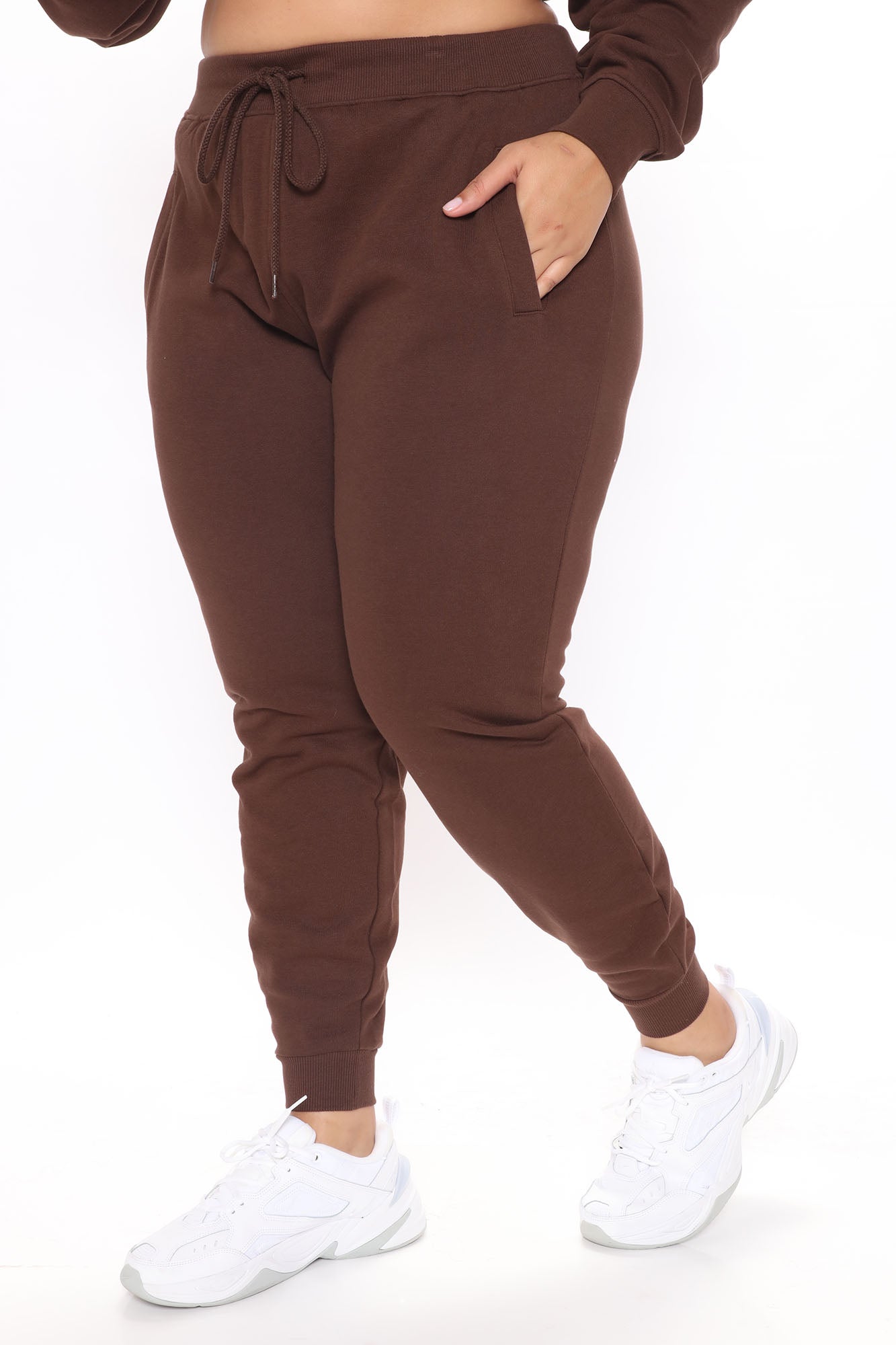 Stole Your Boyfriend's Oversized Jogger - Chocolate