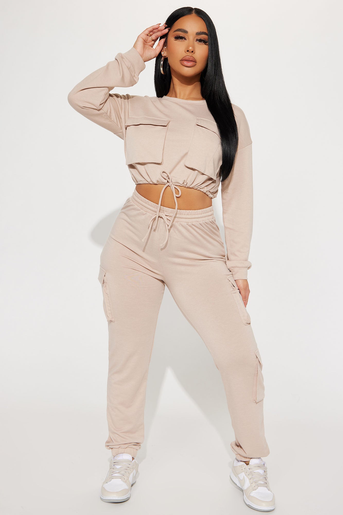 Finding Time Jogger Set - Taupe