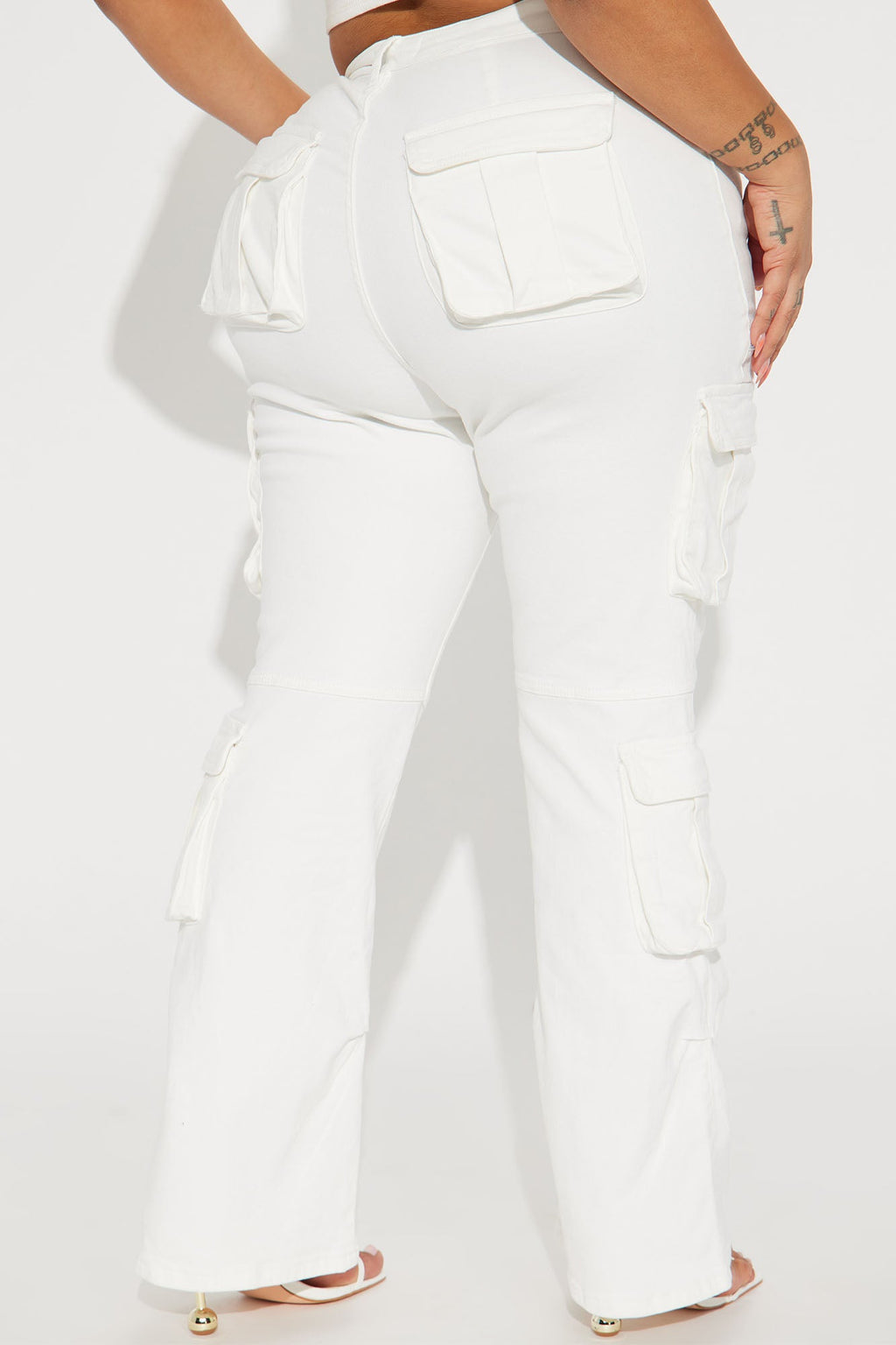 City Streets Stretch Cargo Jean - Ivory