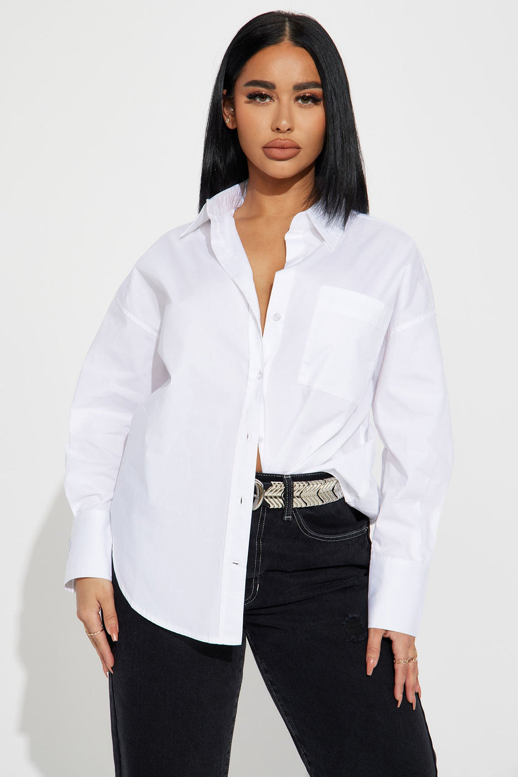 Closet Staple Poplin Shirt - White