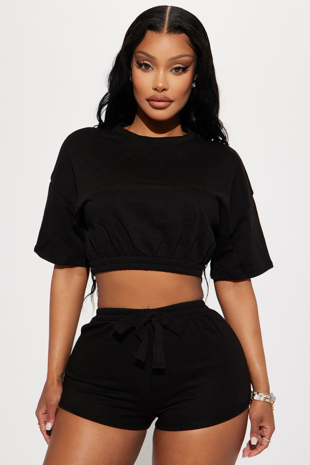 Going Along Short Set  - Black