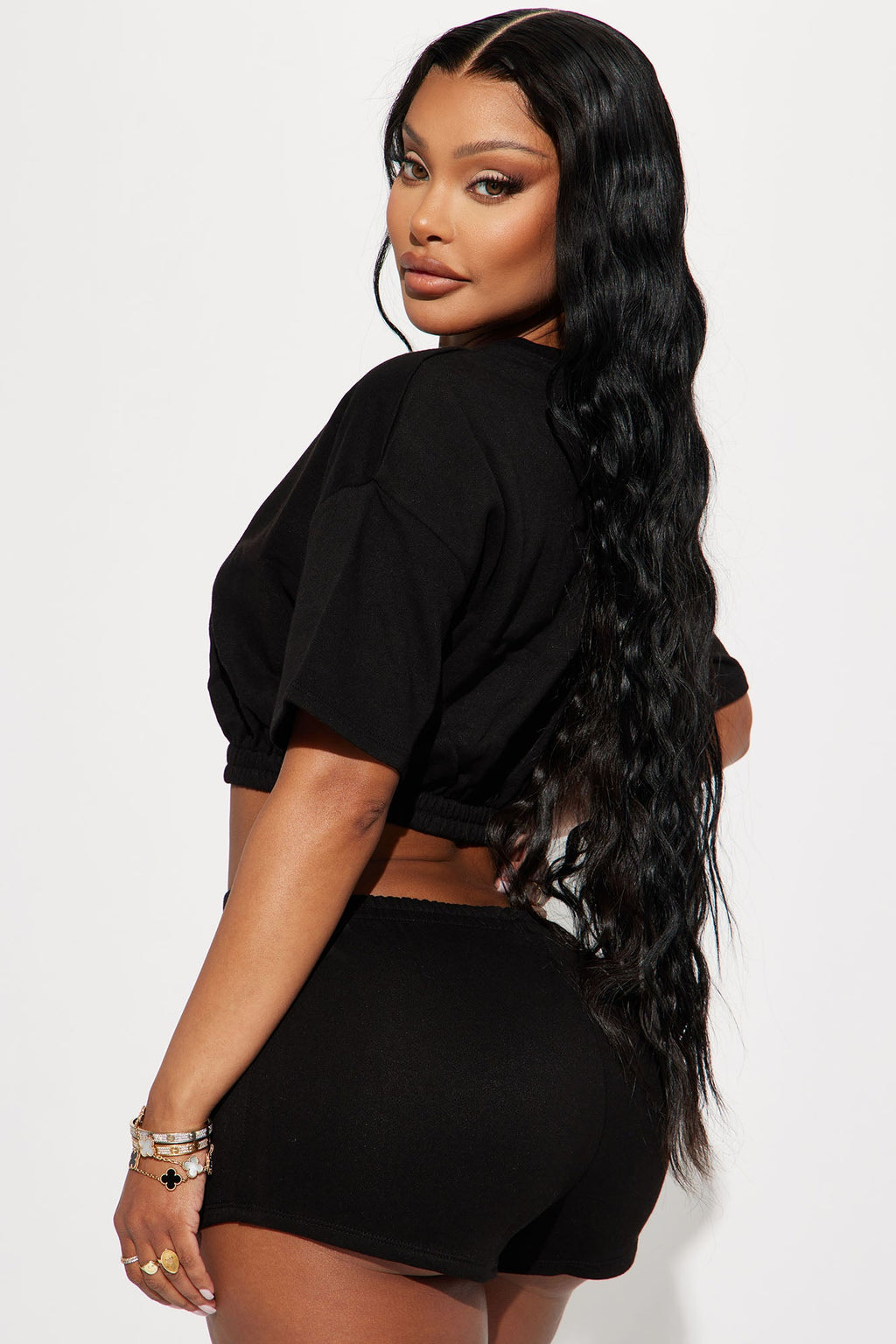 Going Along Short Set  - Black