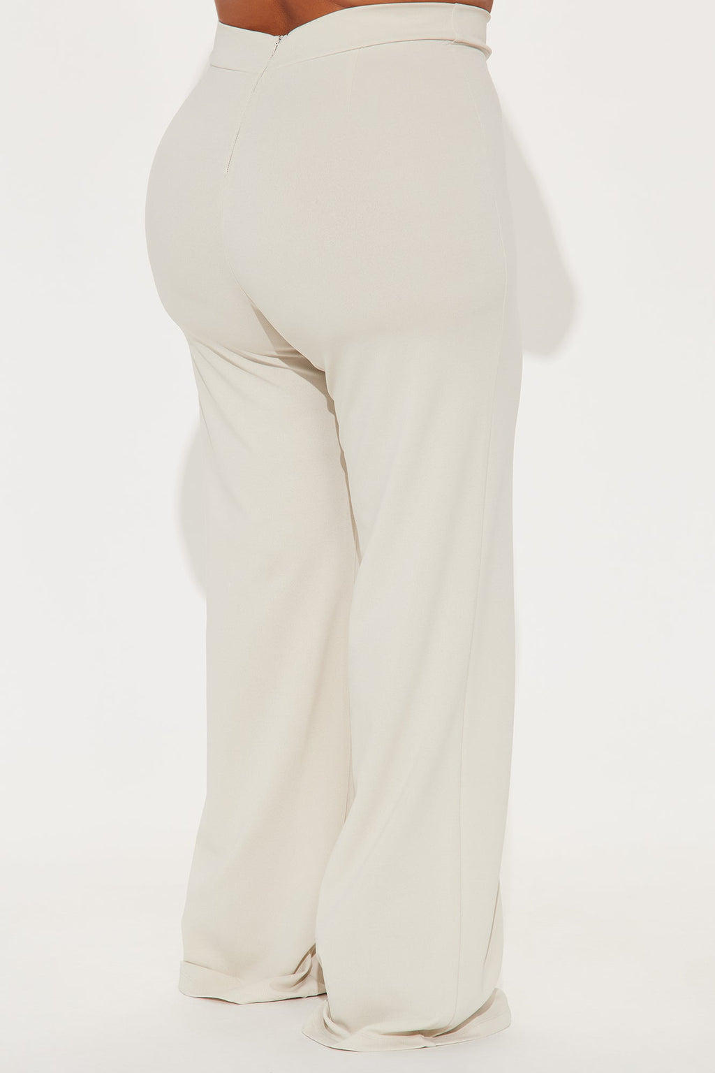 Call It Even Wide Leg Dress Pants - Oatmeal
