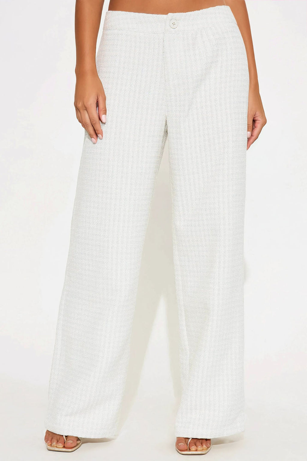 Shantay Tweed Pant - Ivory