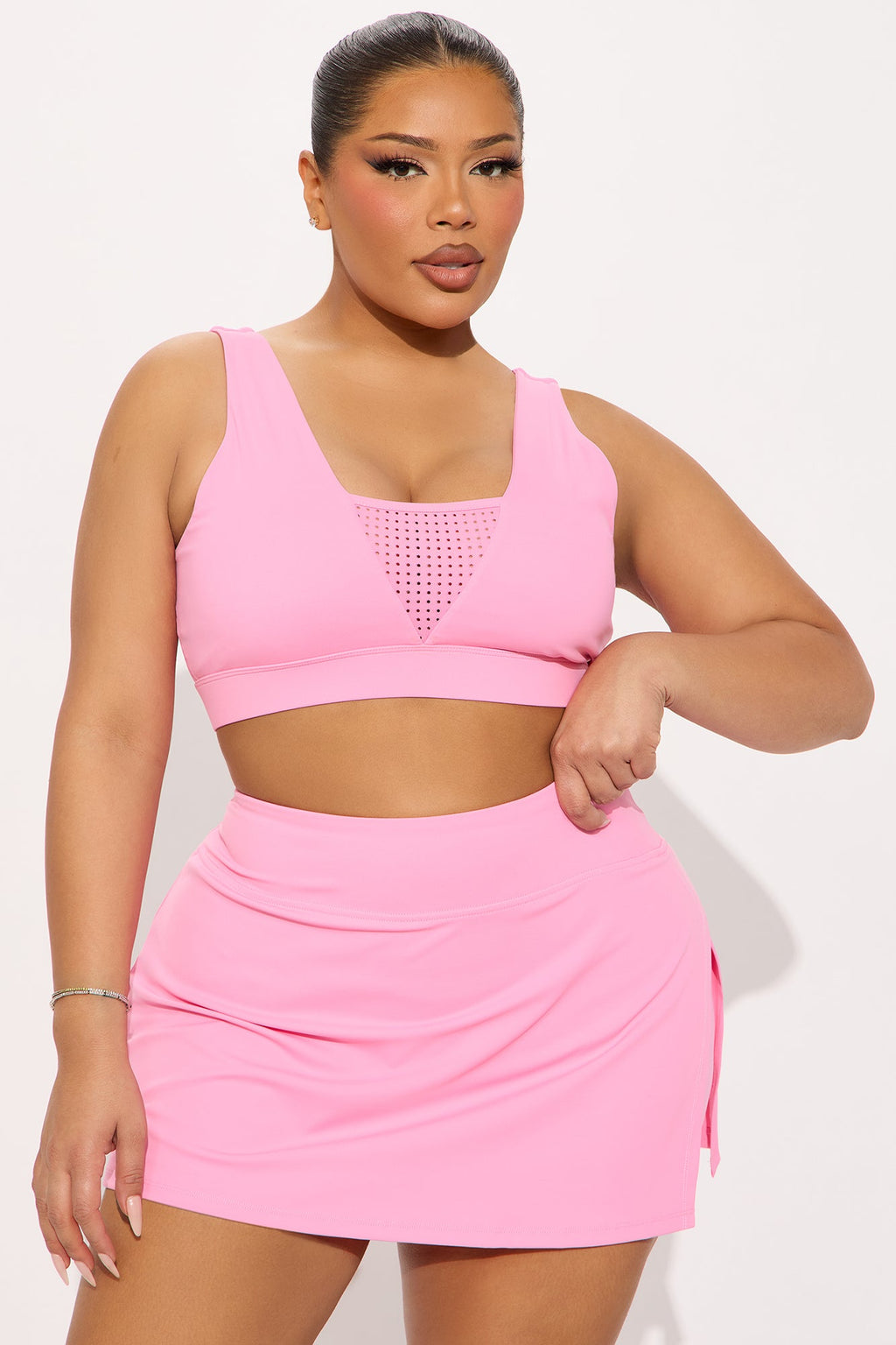 Power Swing Sports Bra - Bubblegum Pink
