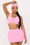 Power Swing Sports Bra - Bubblegum Pink