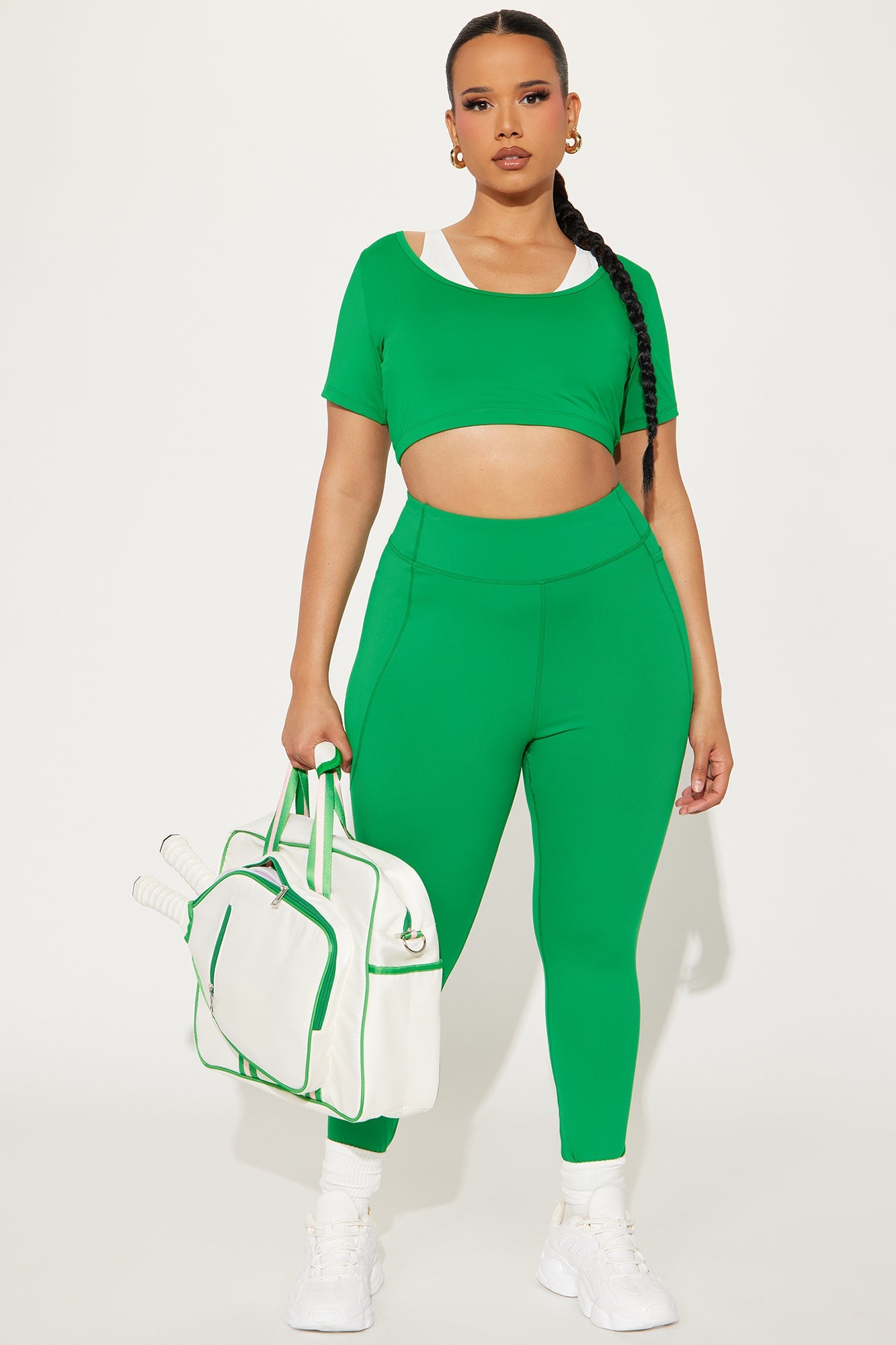 Match Point Twofer Active Top - Kelly Green