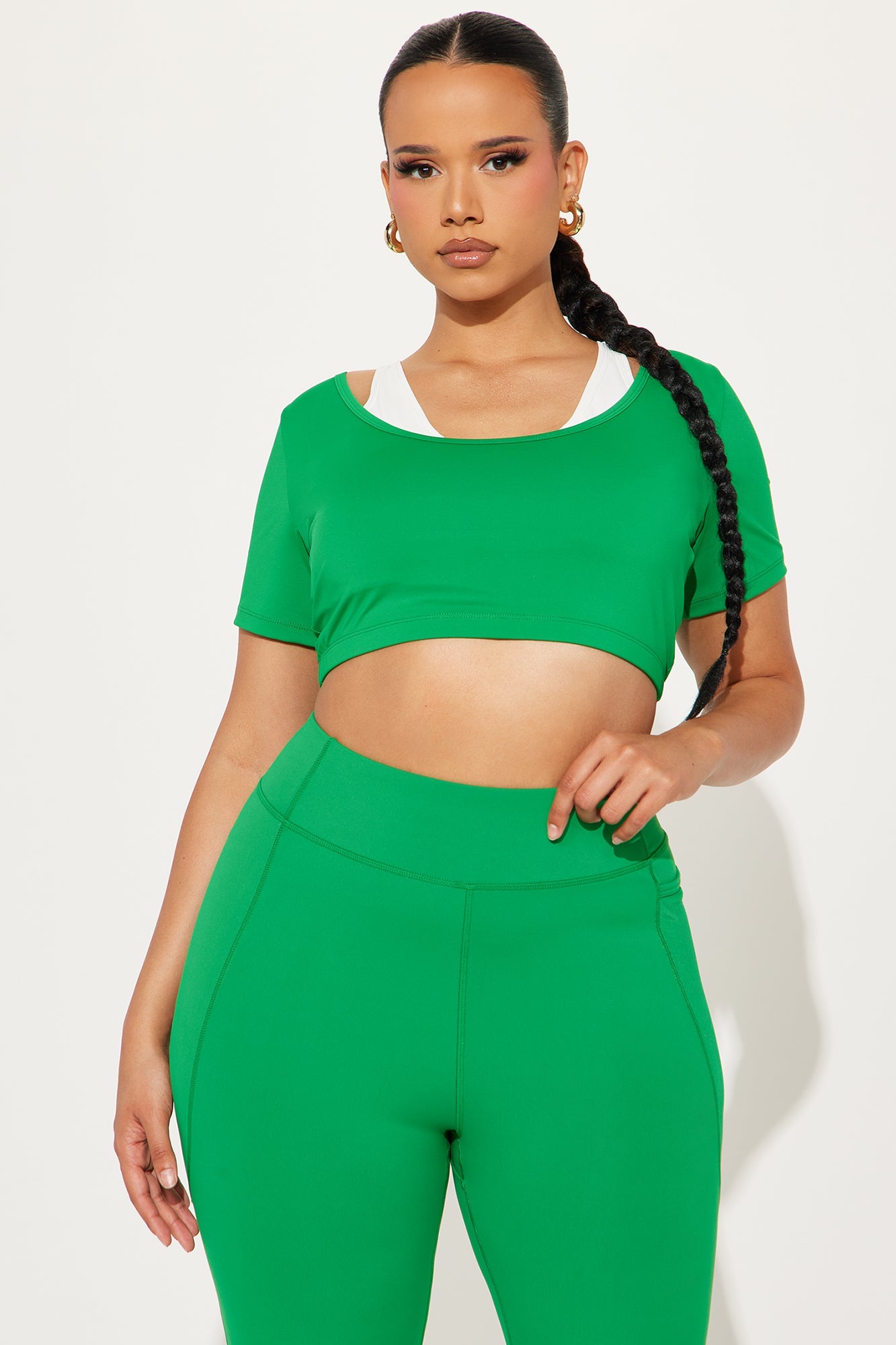 Match Point Twofer Active Top - Kelly Green