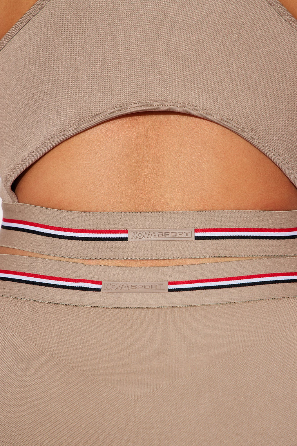 Power Up Flex Seamless Sports Bra - Taupe