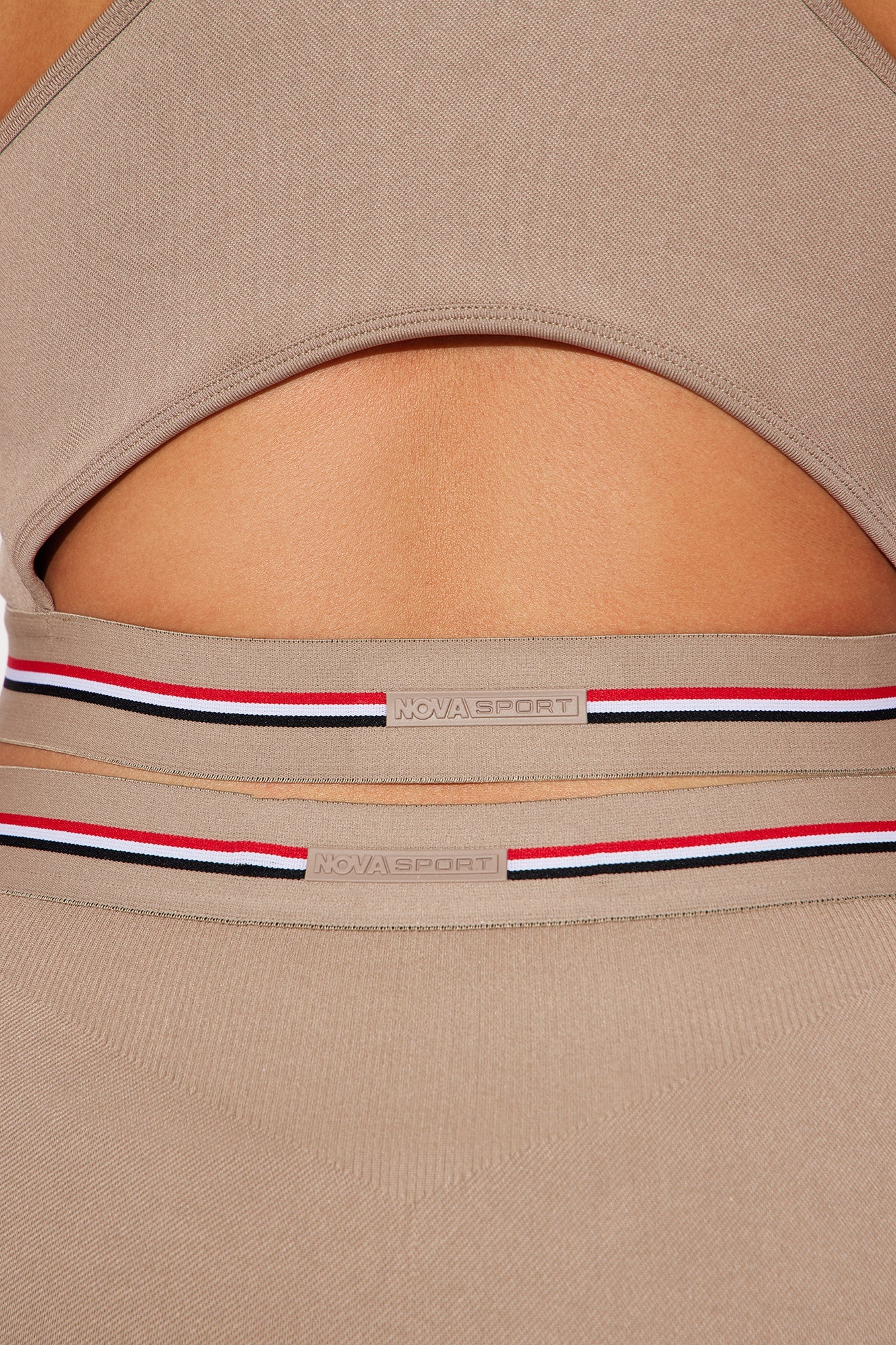 Power Up Flex Seamless Sports Bra - Taupe