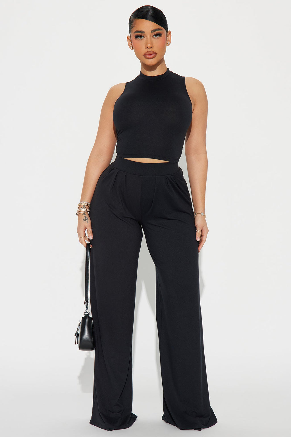 Endless Moment Pant Set - Black