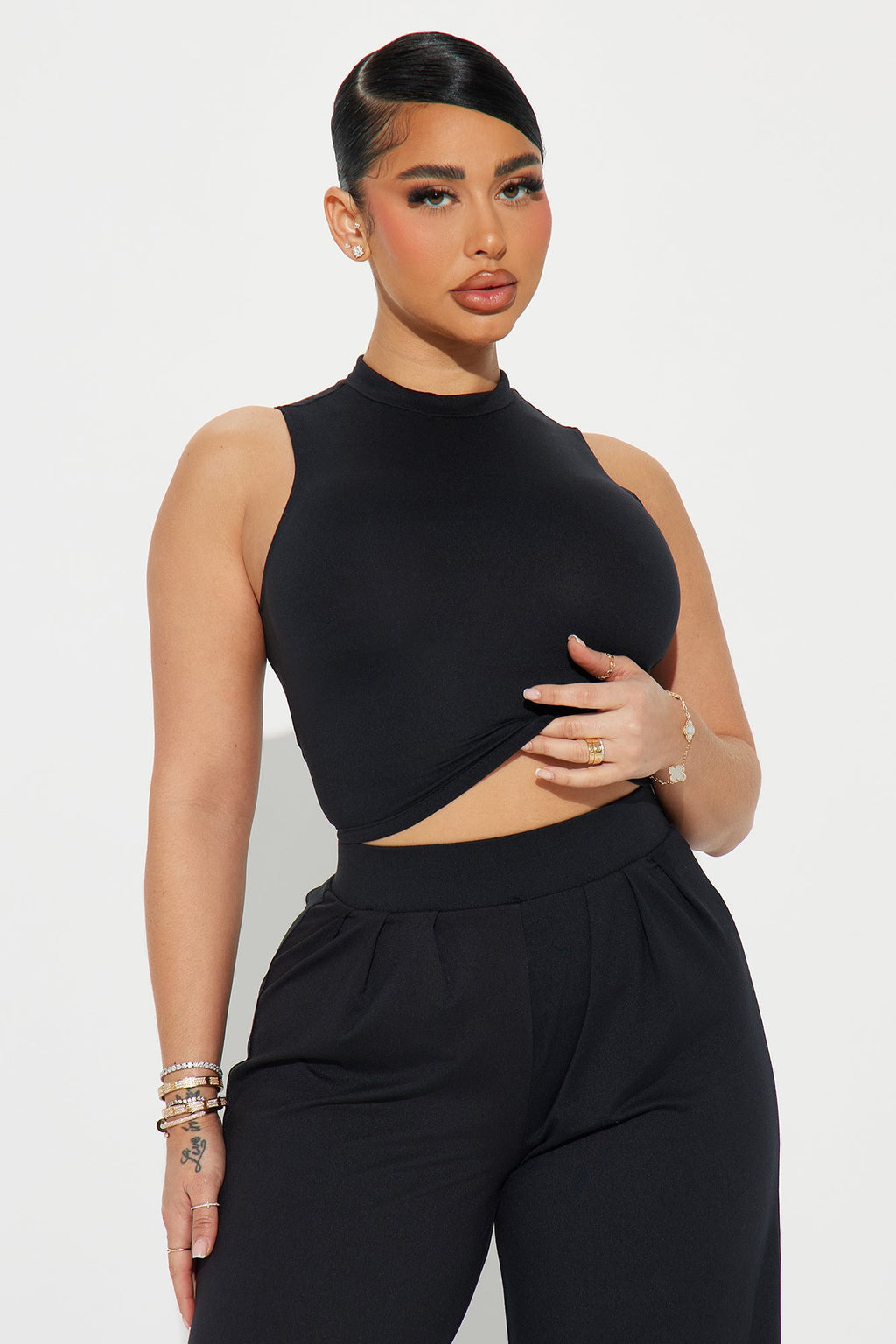 Endless Moment Pant Set - Black