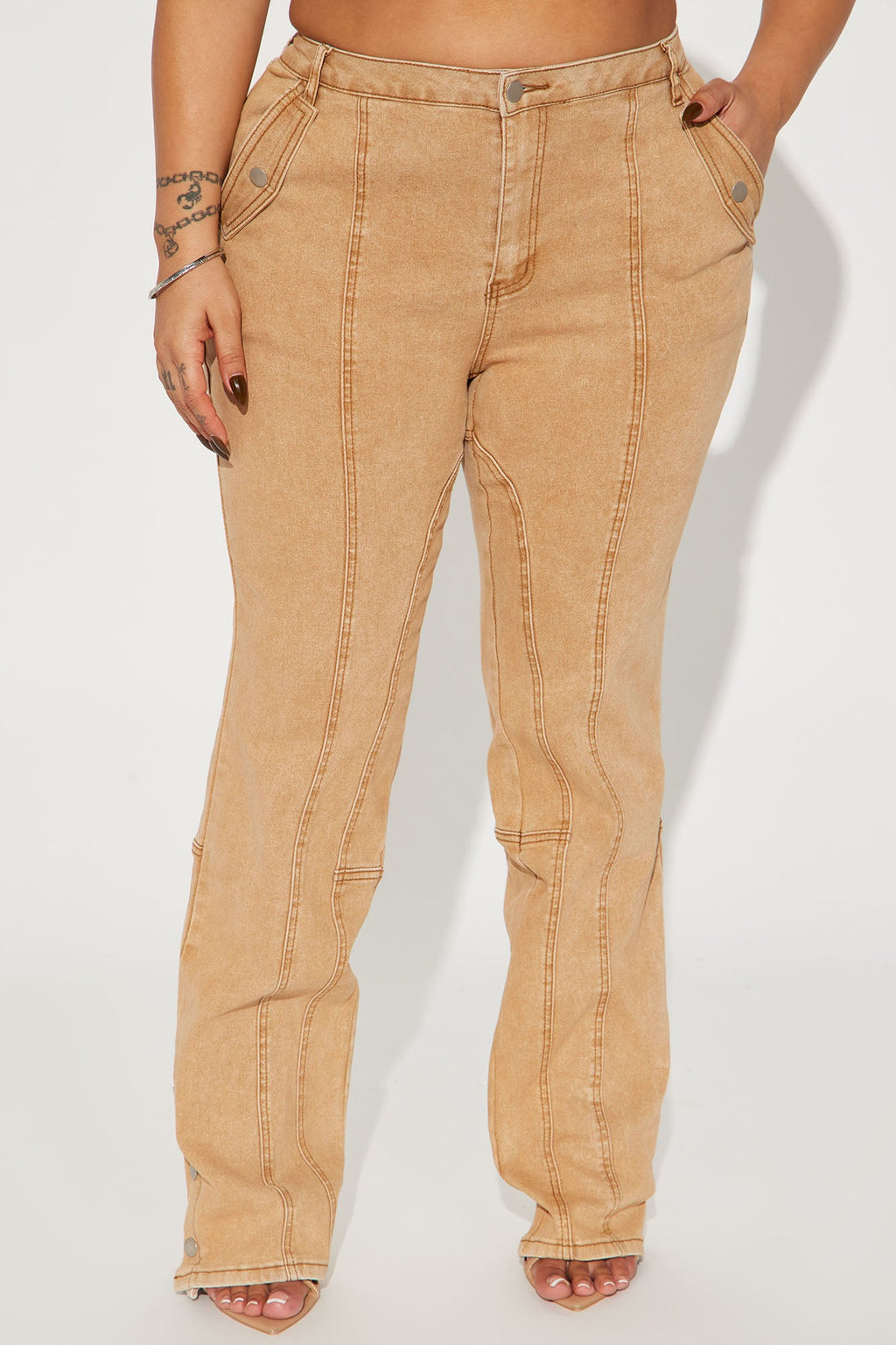 Chasin' You Mineral Wash Pant - Khaki