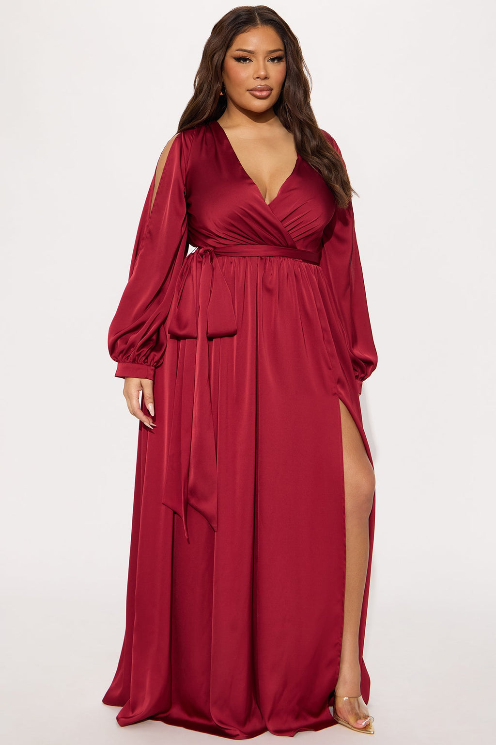 Belle Maxi Dress - Wine