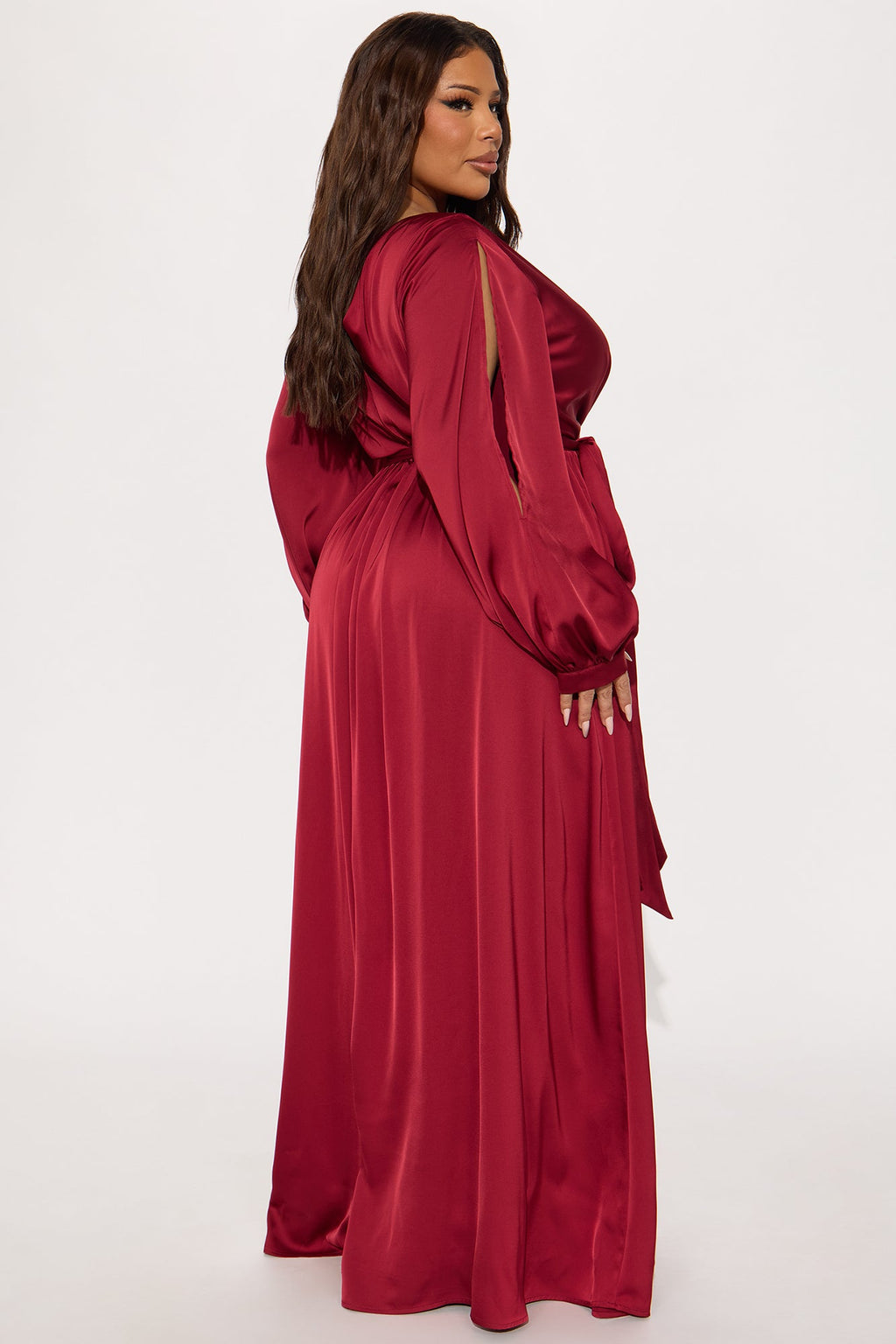 Belle Maxi Dress - Wine