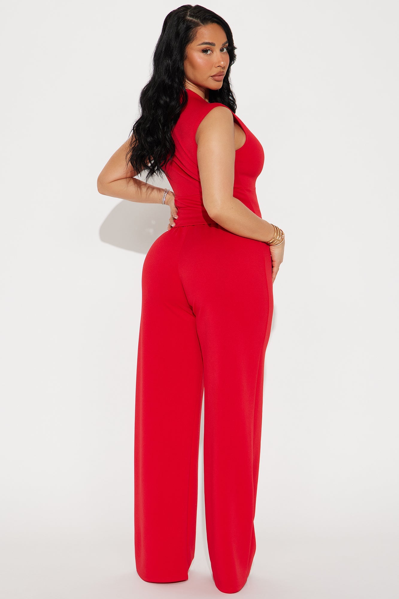 Comfy Escape Pant Set - Red