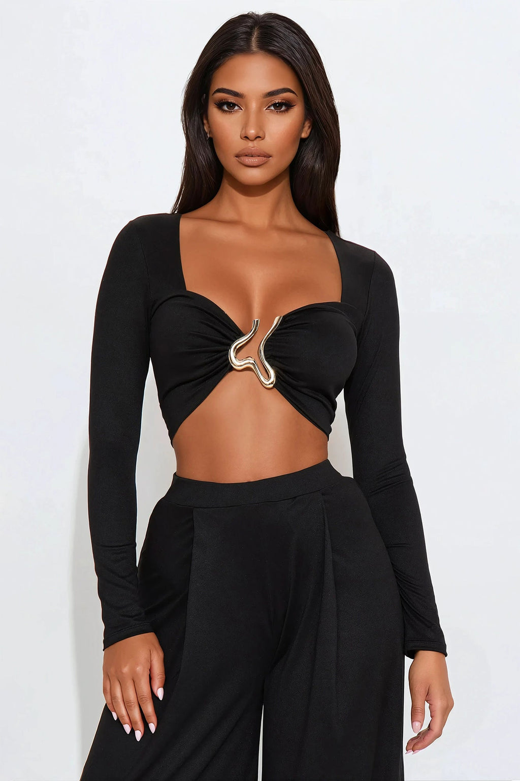 Sarai Pant Set - Black