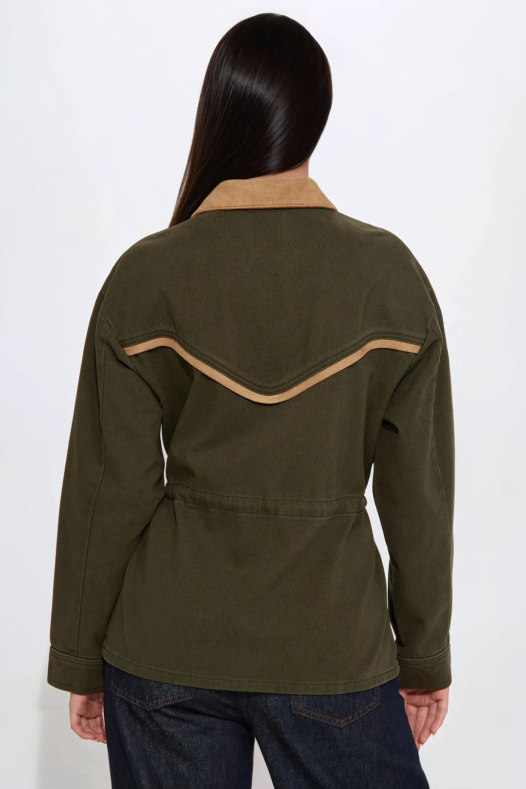 Hard Work Twill Anorak - Olive