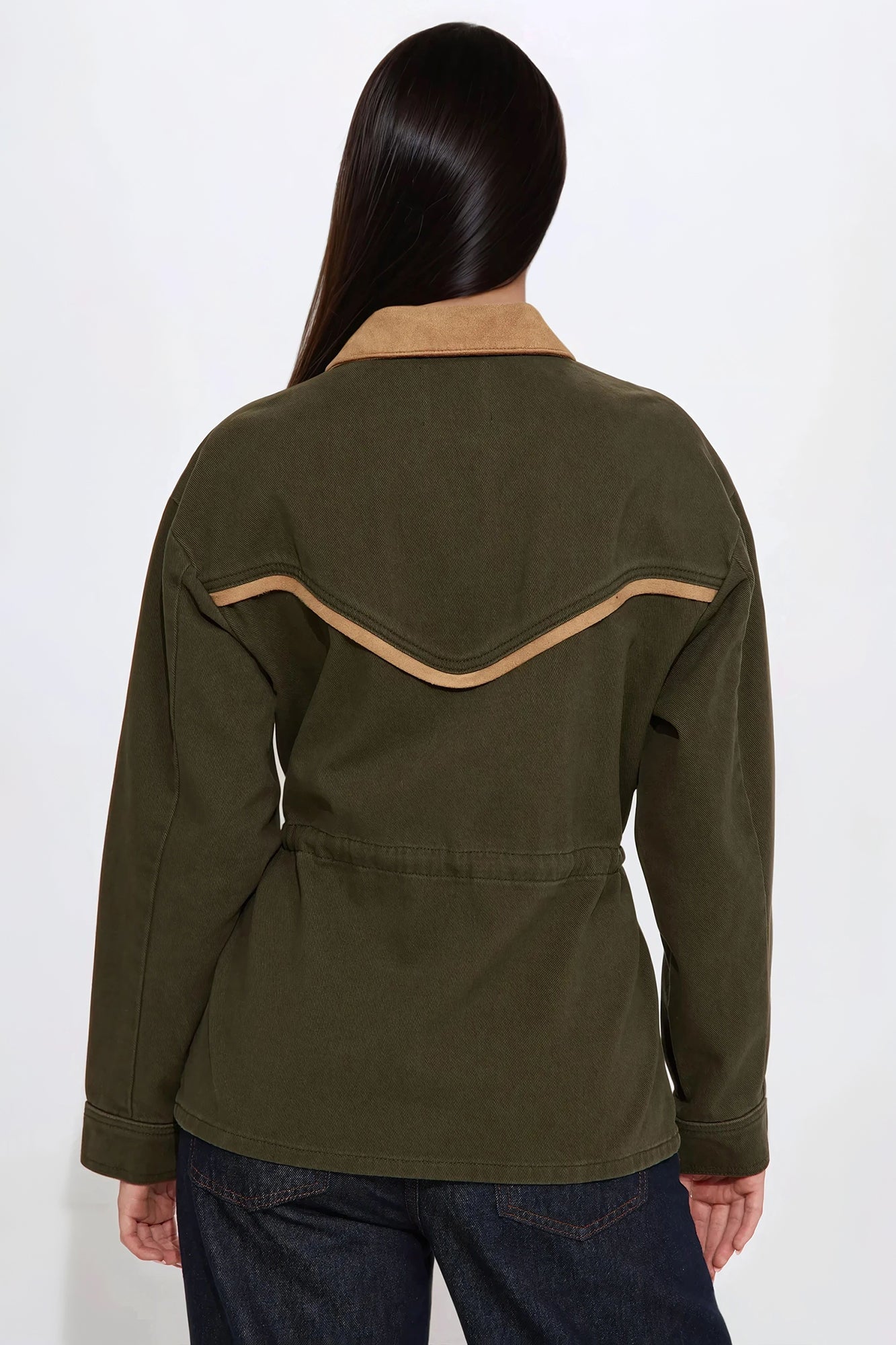 Hard Work Twill Anorak - Olive