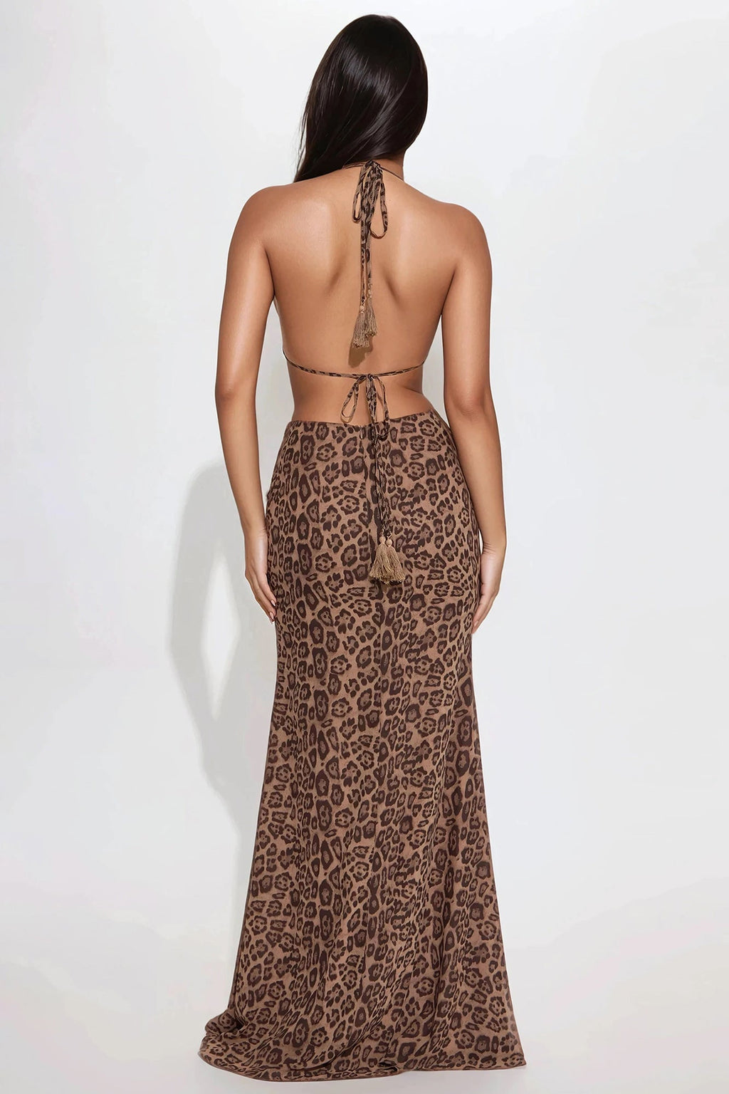 Raina Leopard Maxi Dress - Leopard