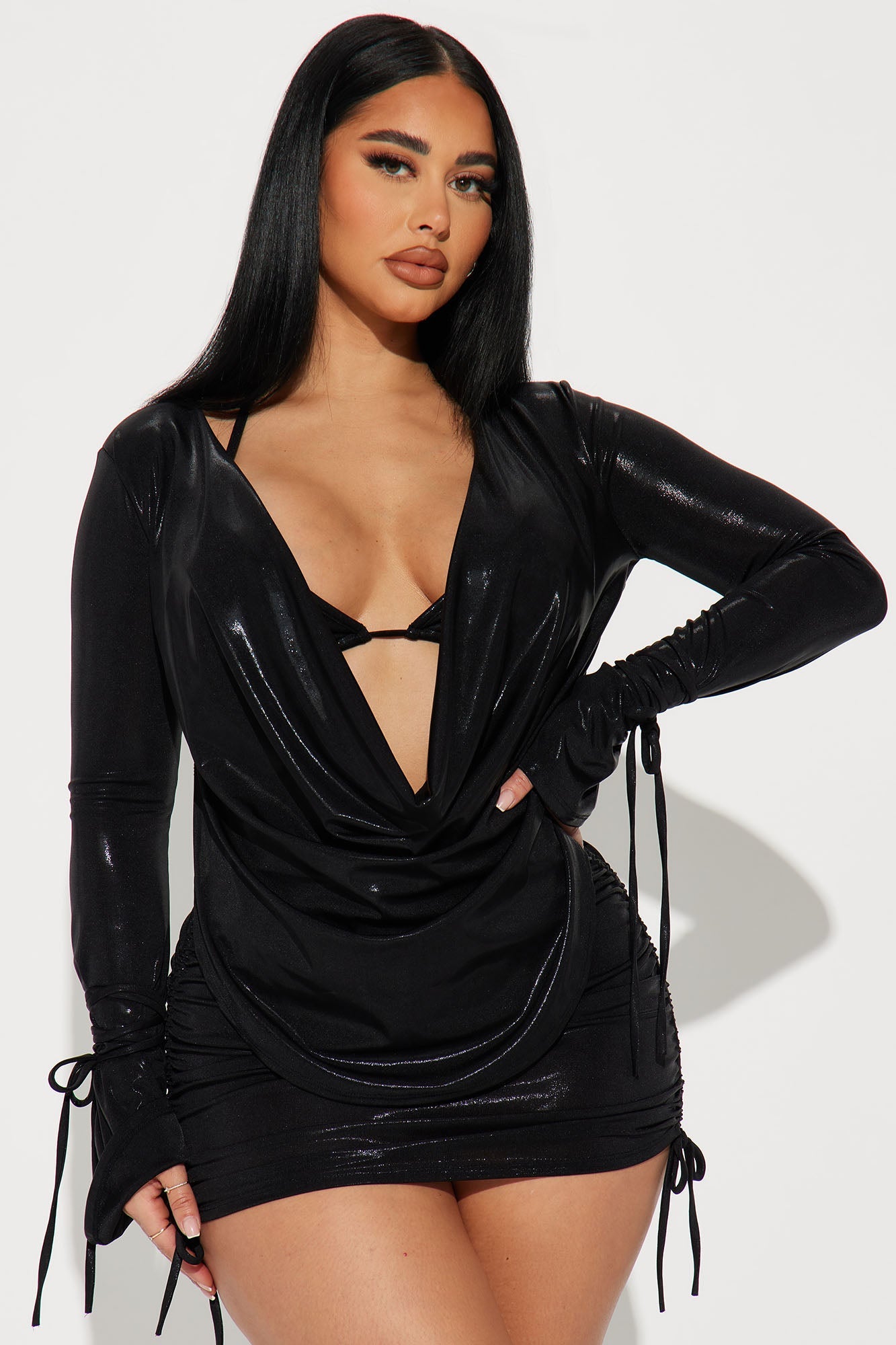 Kora 3 Piece Skirt Set - Black