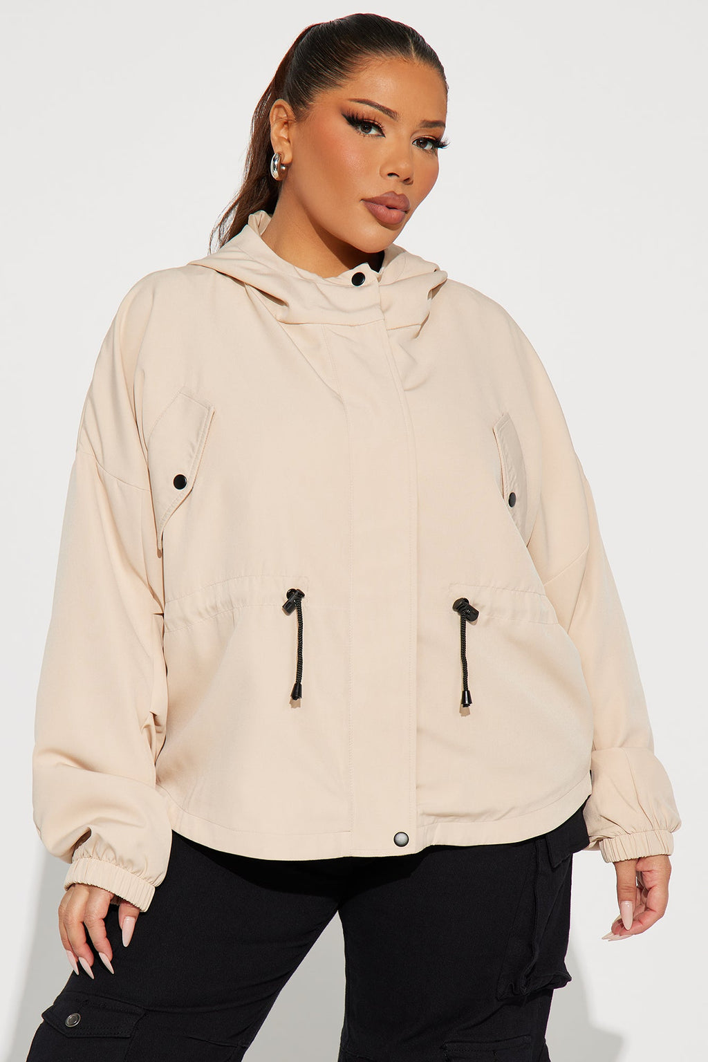 Just Might Snap Jacket - Khaki