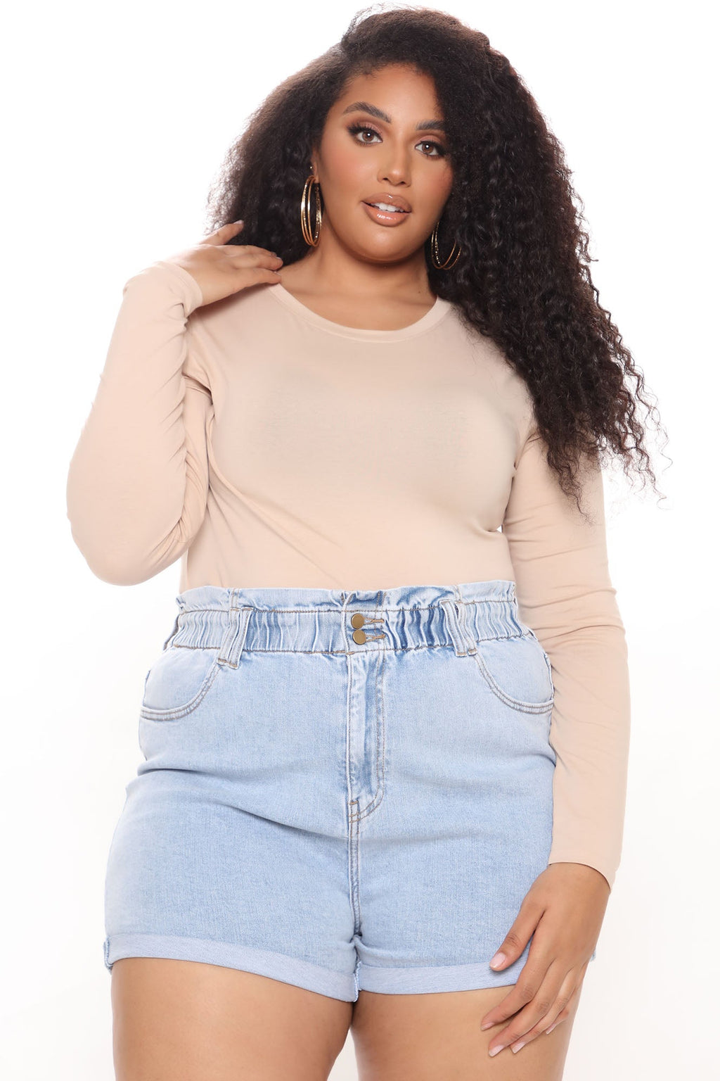 Robin Long Sleeve Top - Taupe