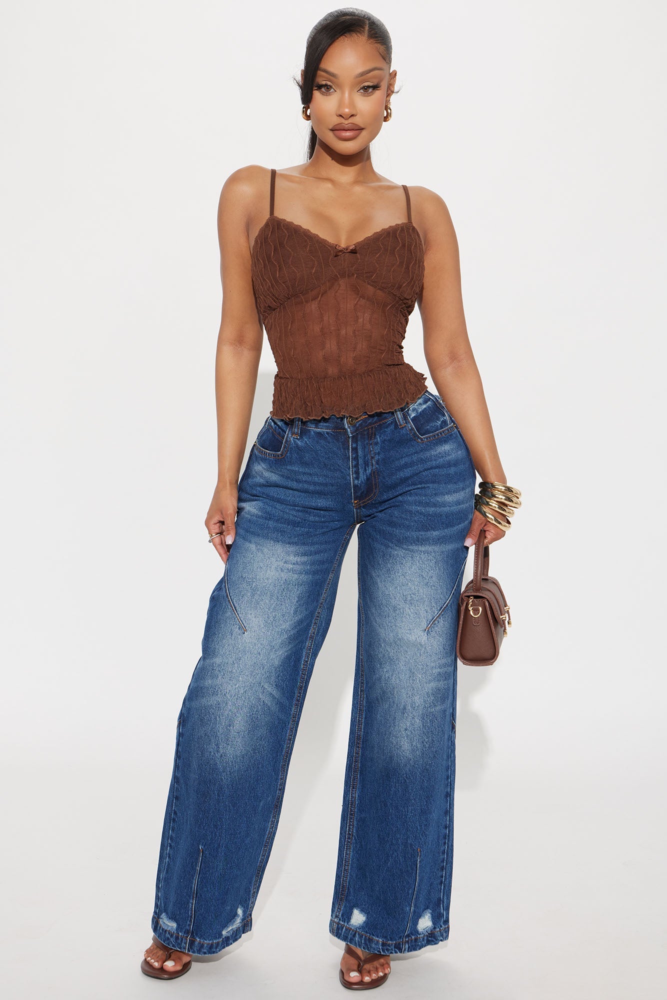 Always Dainty Cami - Chocolate