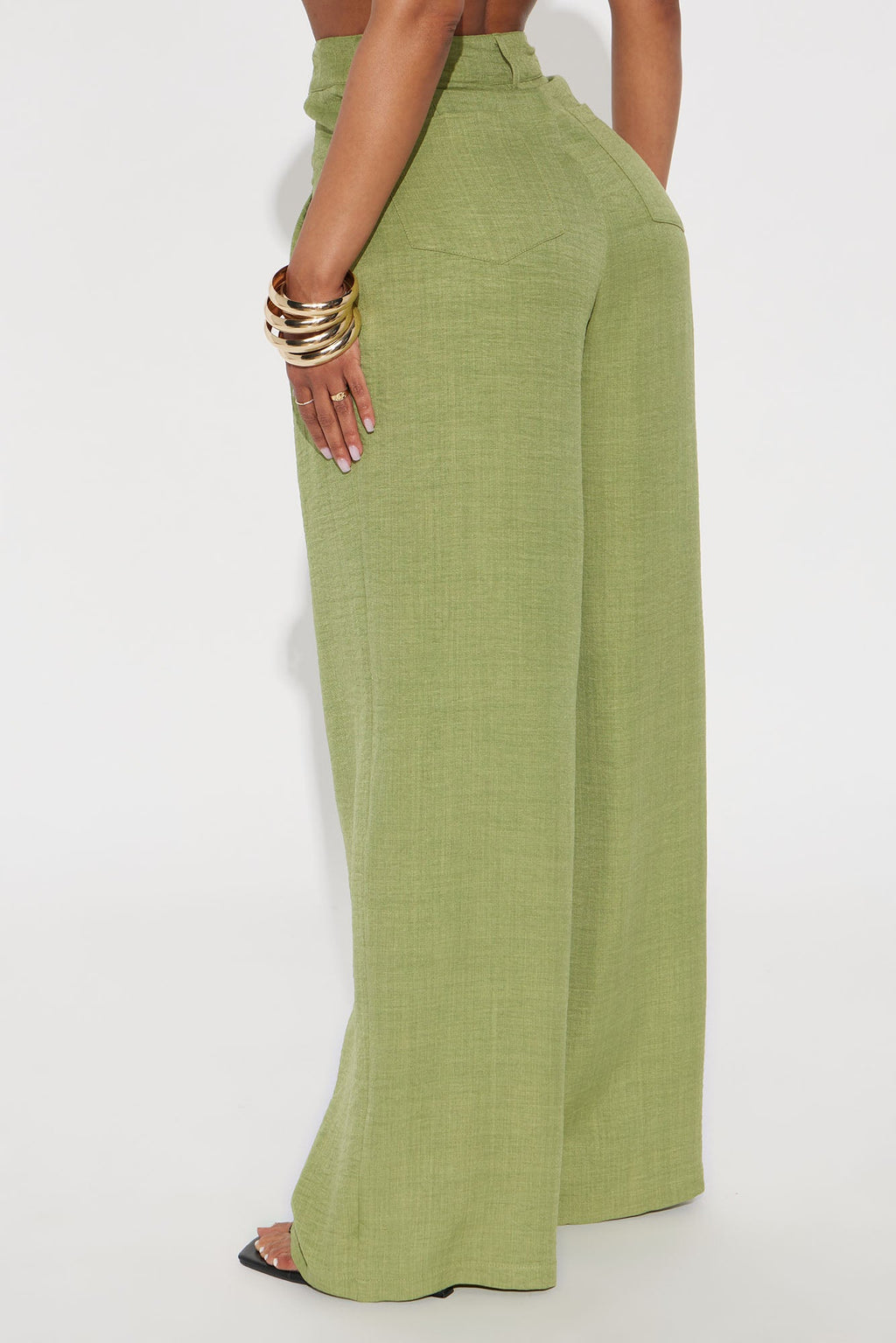 Matson Wide Leg Trouser - Sage