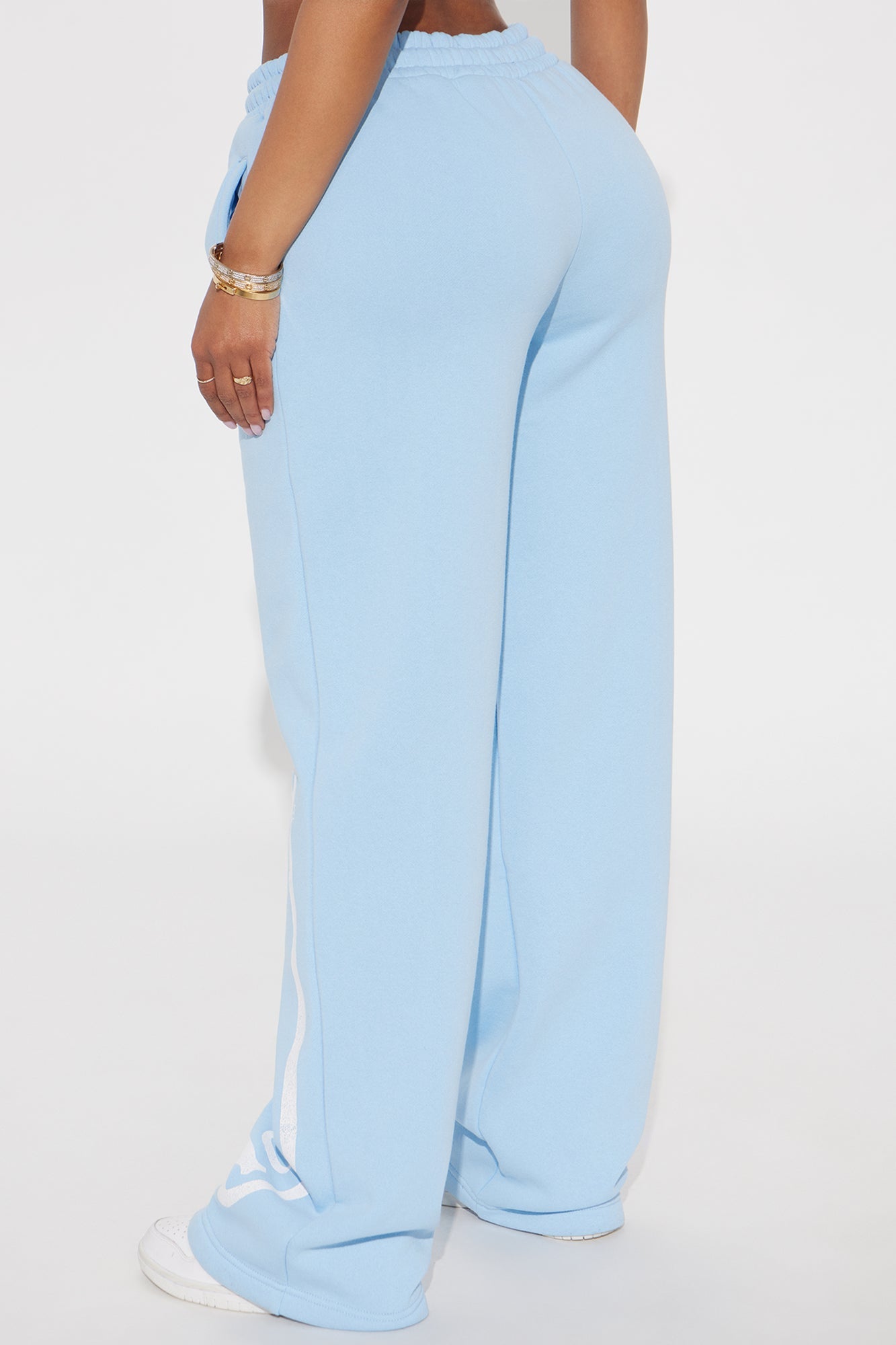 Von Dutch Washed Wide Leg Pant - Blue