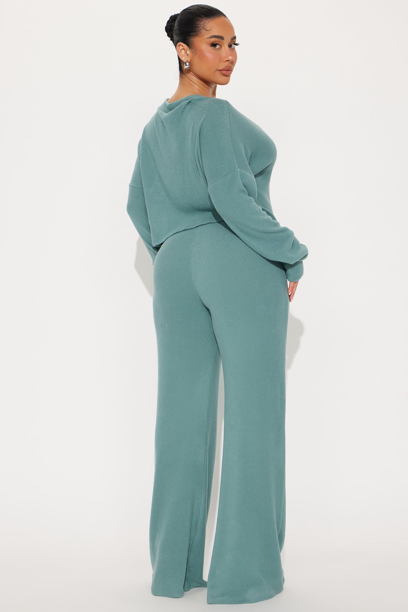 Cozy N Chill Pant Set - Teal