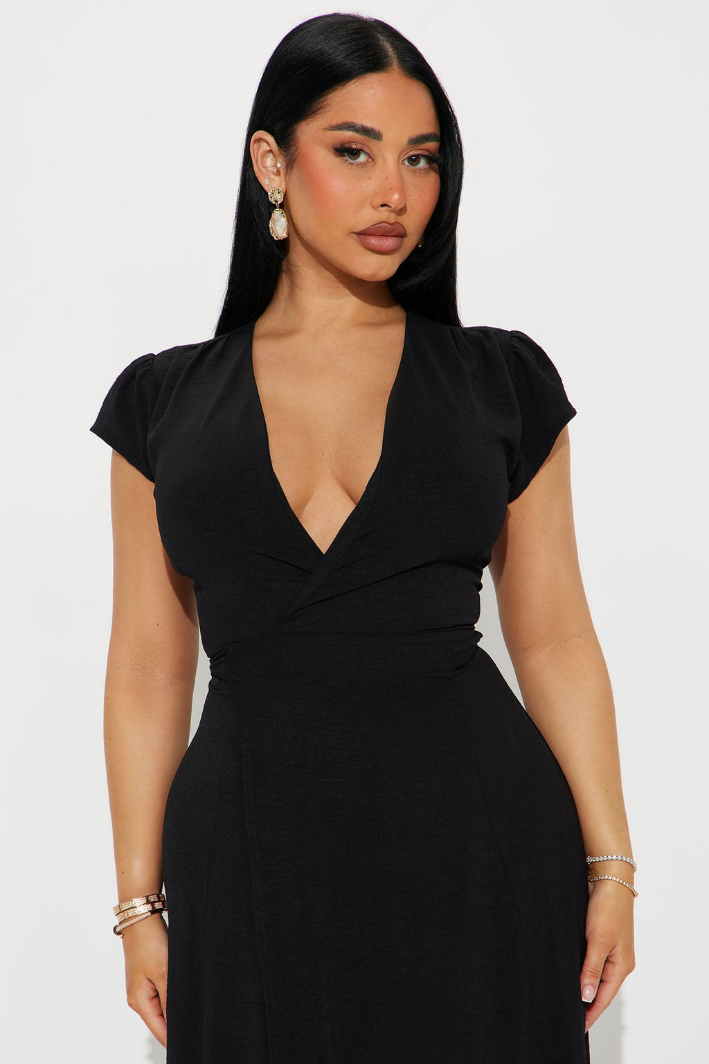 Annita Airflow Maxi Dress - Black