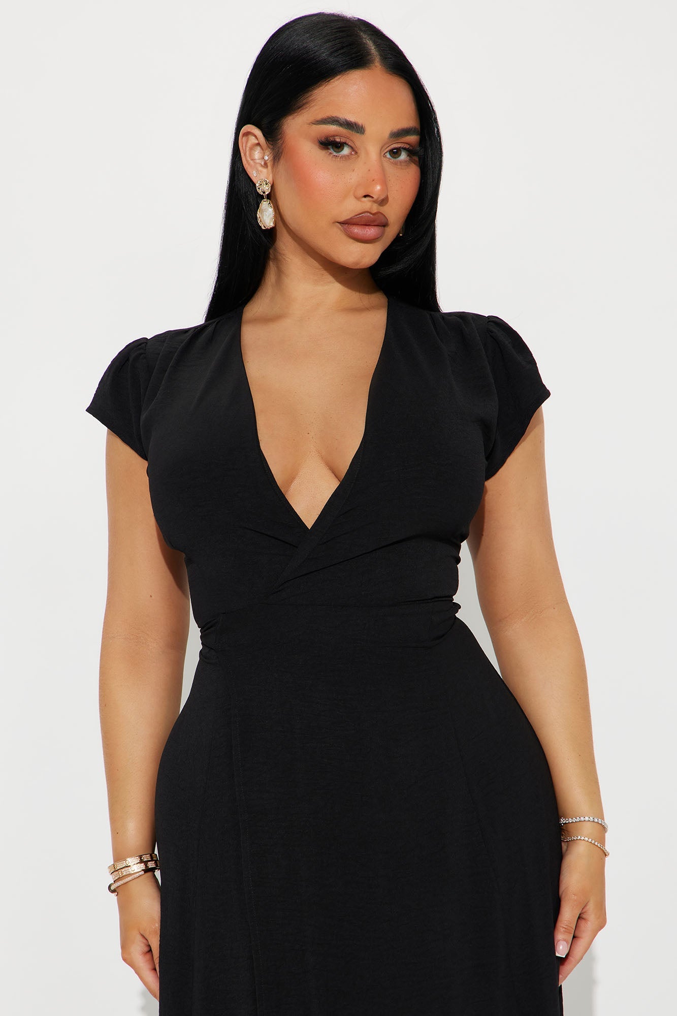 Annita Airflow Maxi Dress - Black