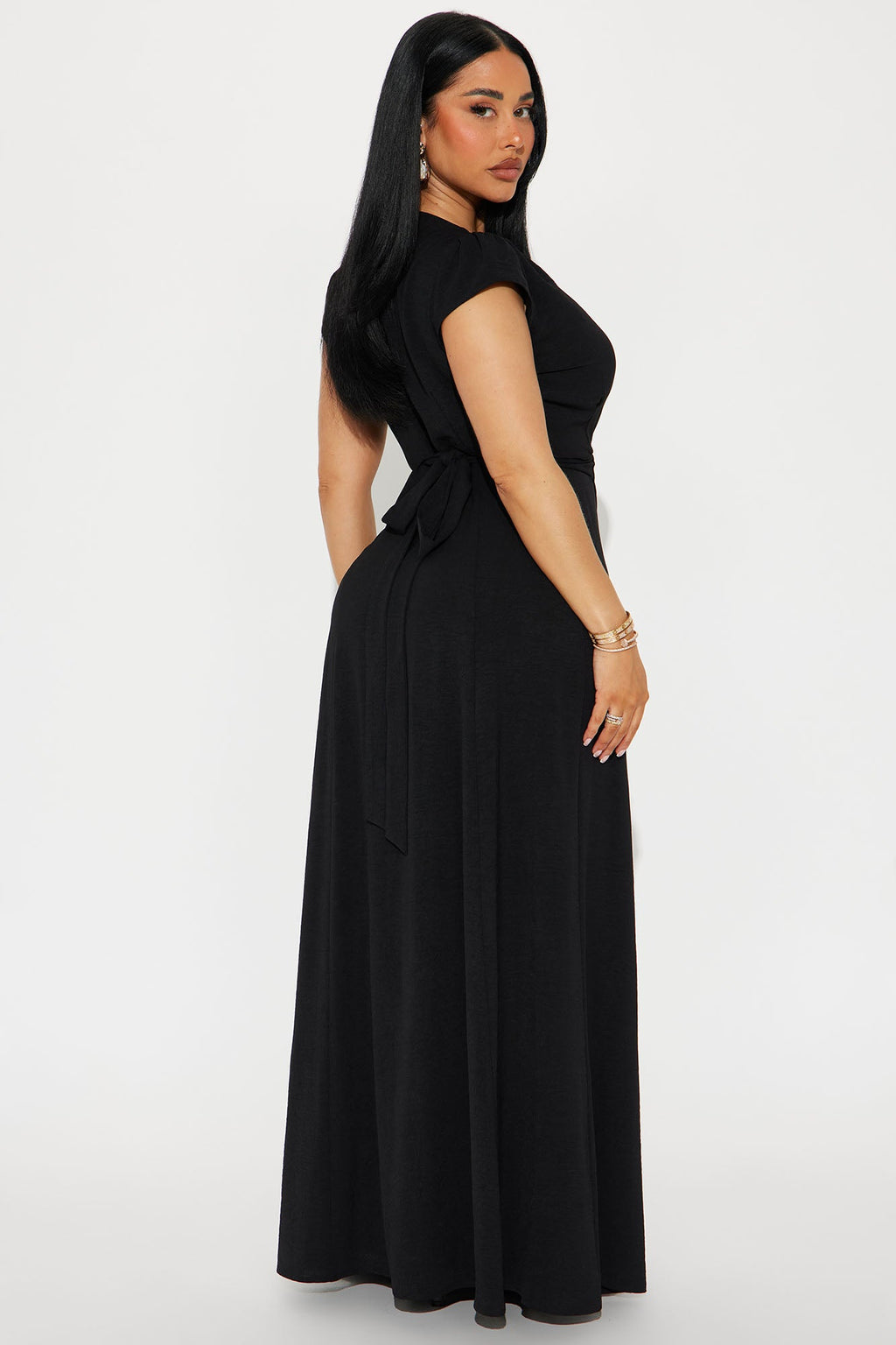 Annita Airflow Maxi Dress - Black