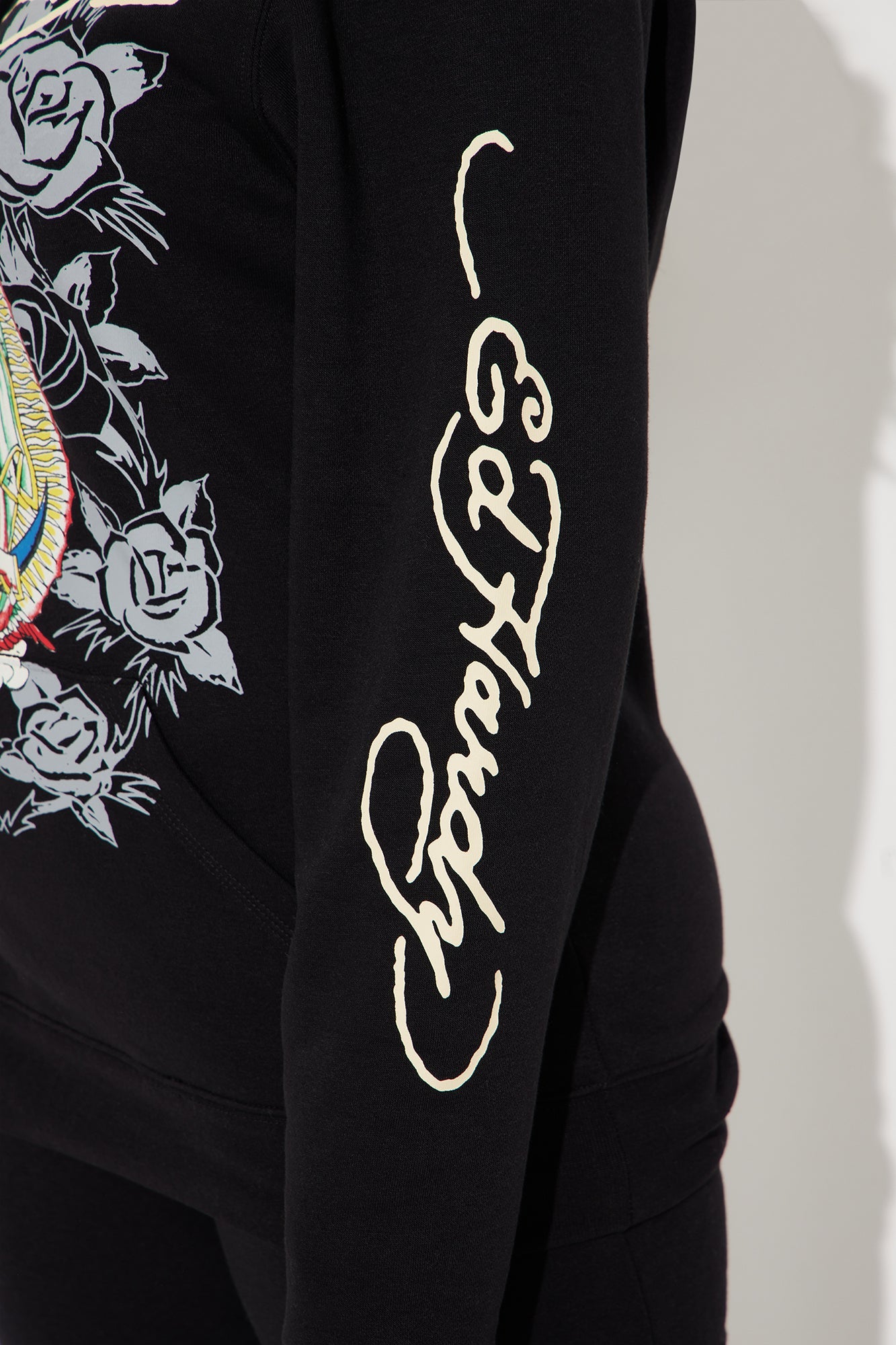 Ed Hardy Mary Hoodie - Black