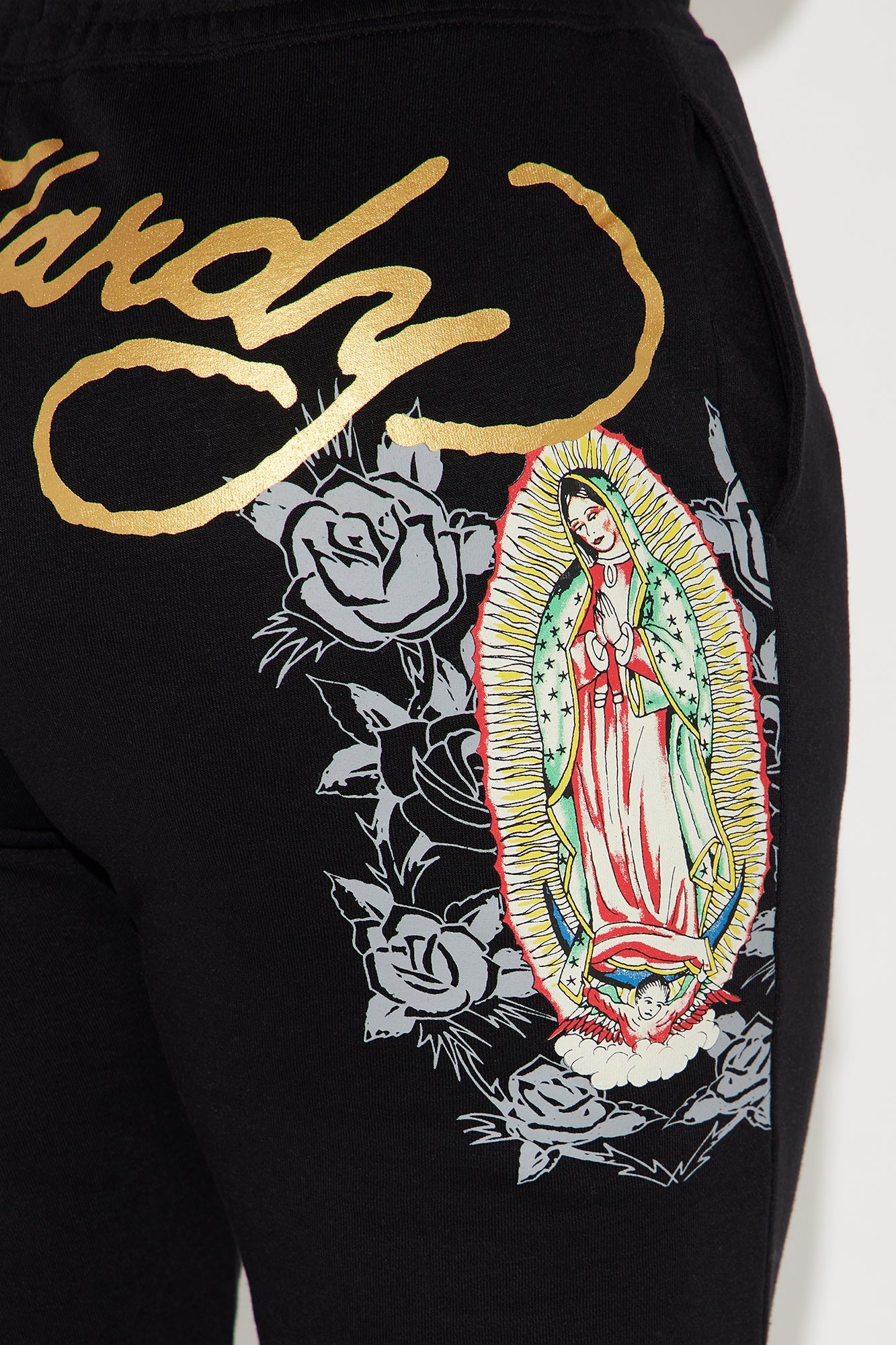 Ed Hardy Mary Jogger - Black