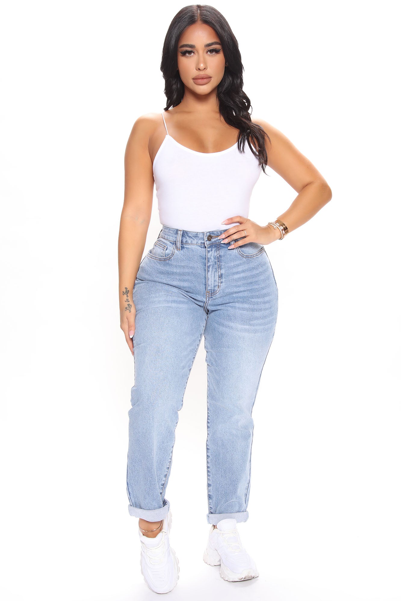 Just Like That Cami Bodysuit - White