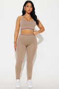 Power Up Flex Seamless Active Legging - Taupe