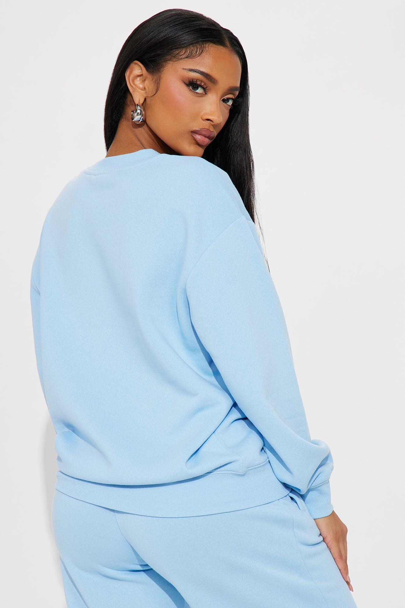 Von Dutch Distressed Crewneck Sweatshirt - Blue