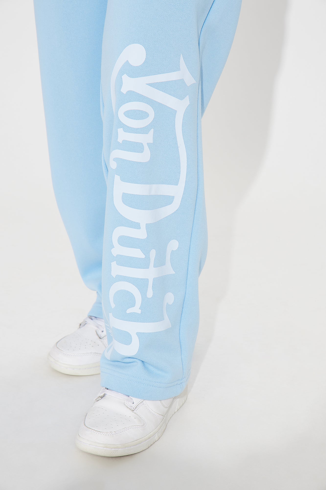 Von Dutch Distressed Wide Leg Pant - Blue