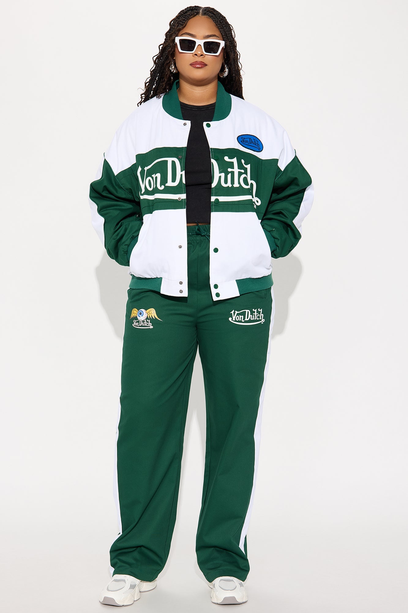 Von Dutch Bomber Jacket - Hunter Green