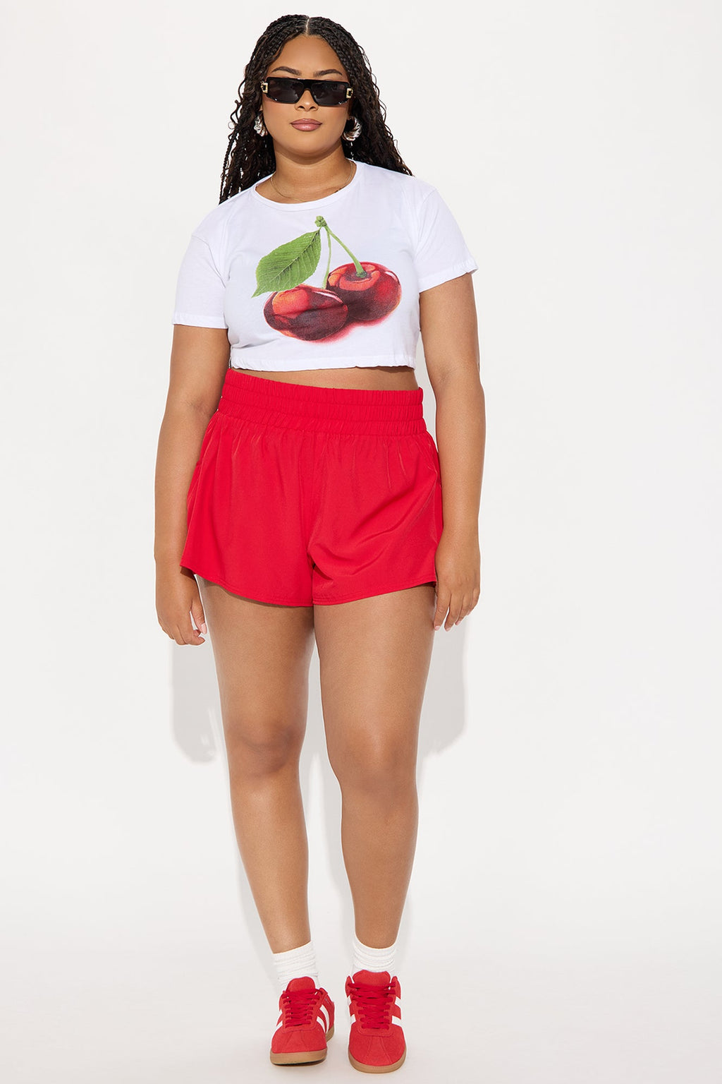 Team Player Active Running Short - Red