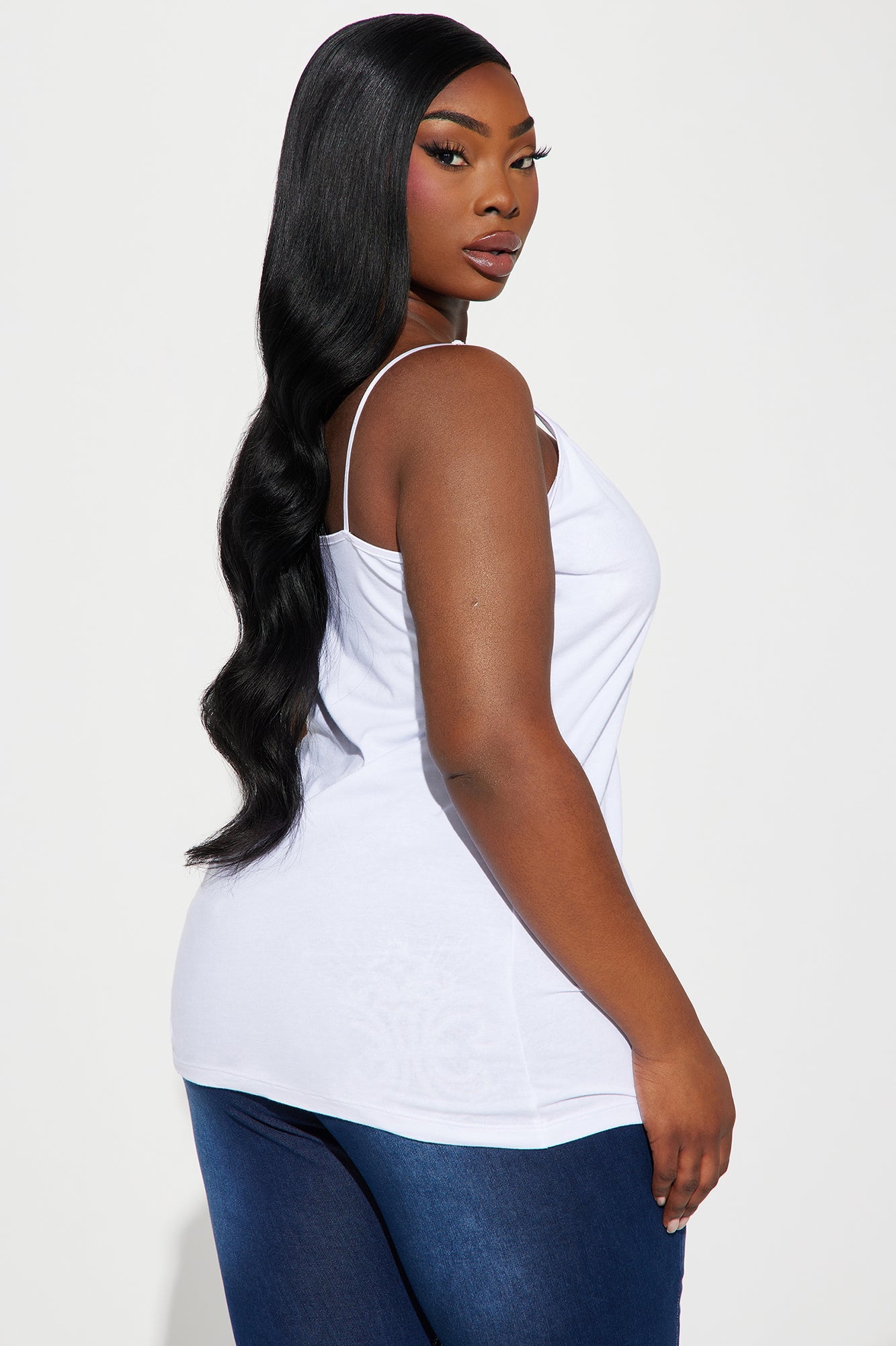 Sara Cami Top - White