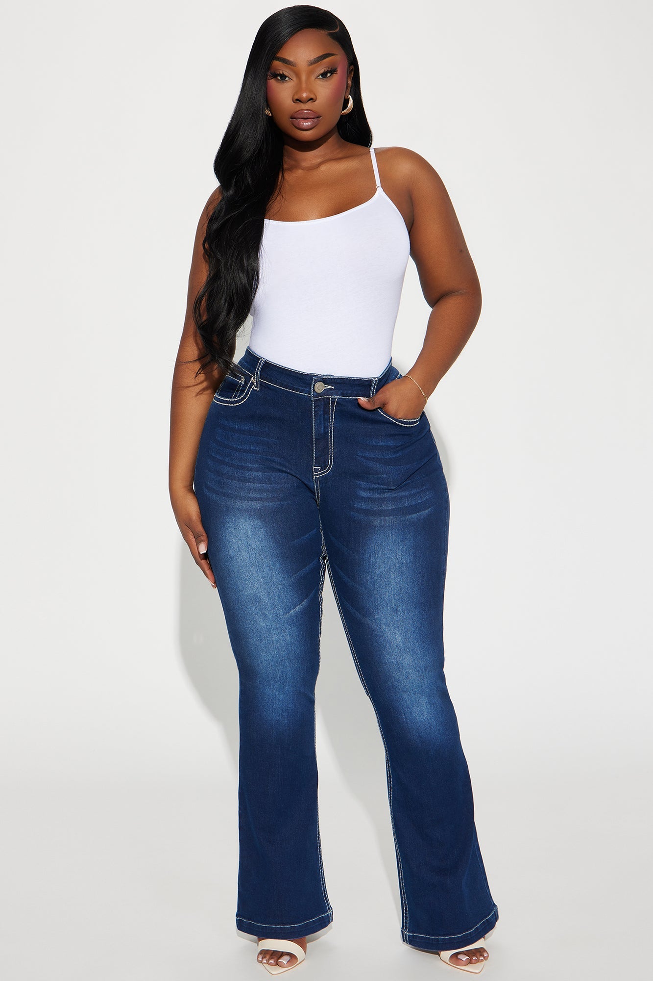 Sara Cami Top - White