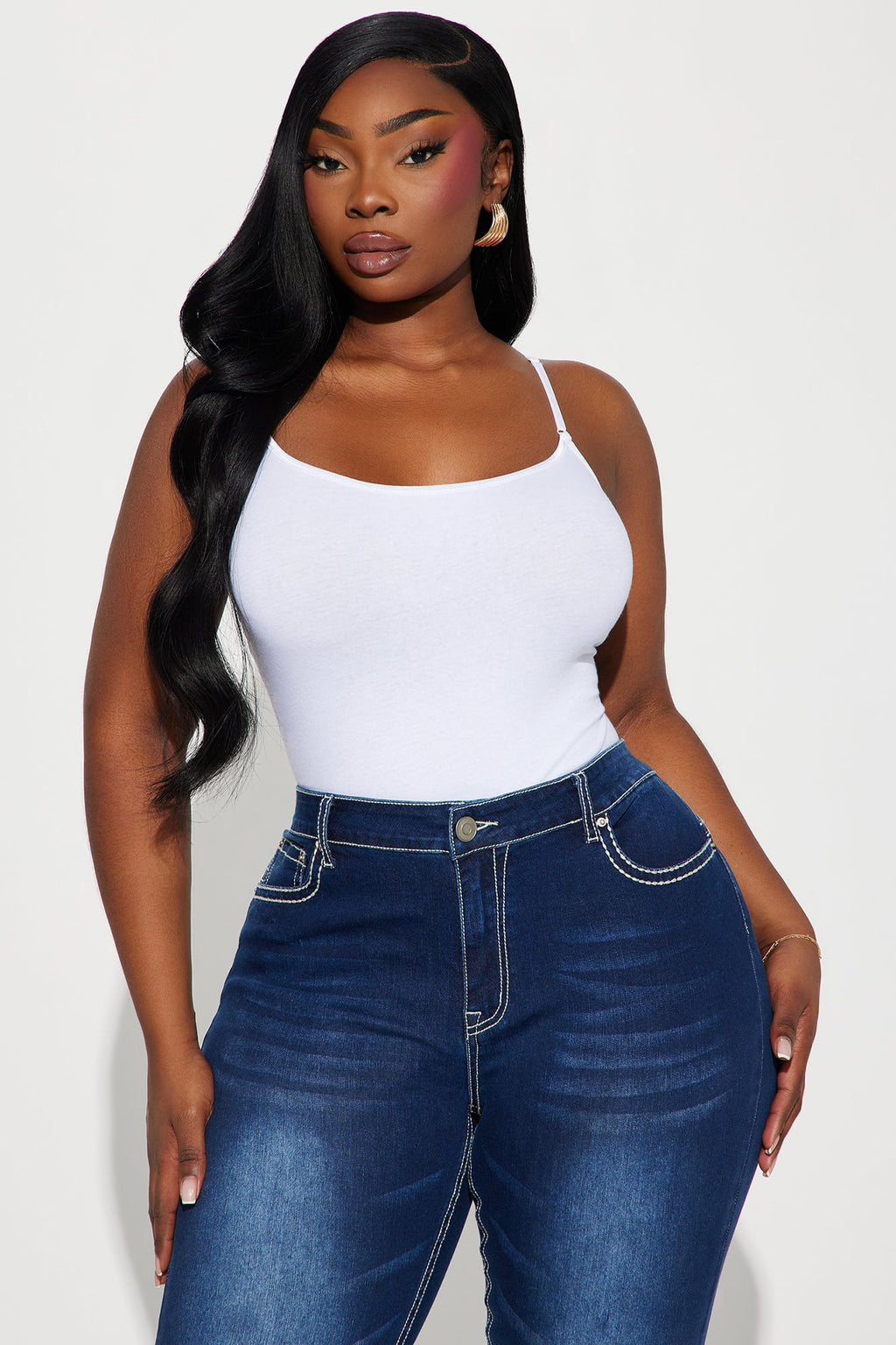 Sara Cami Top - White