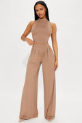 Endless Moment Pant Set - Mocha