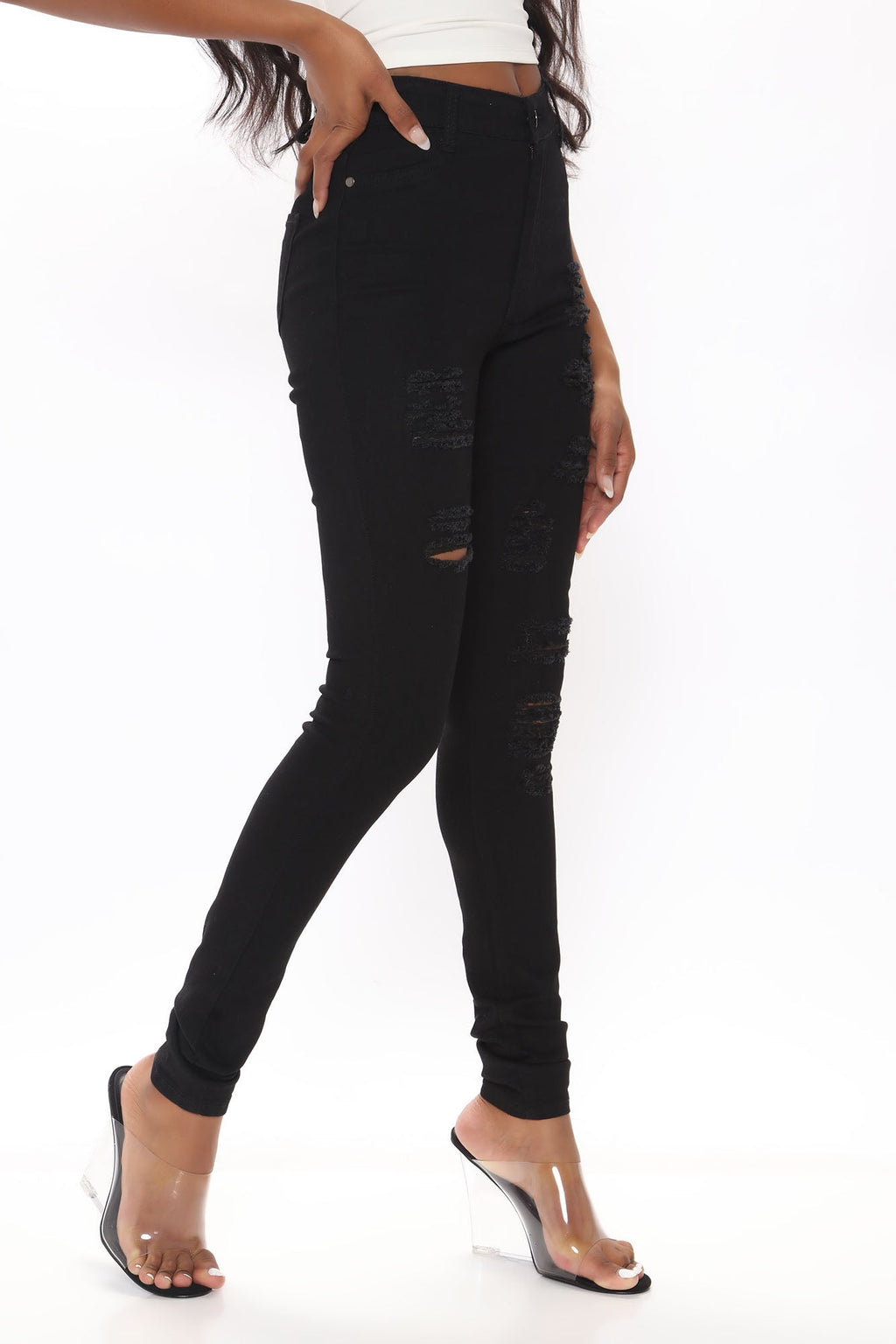 Tall Tris Skinny Jeans - Black