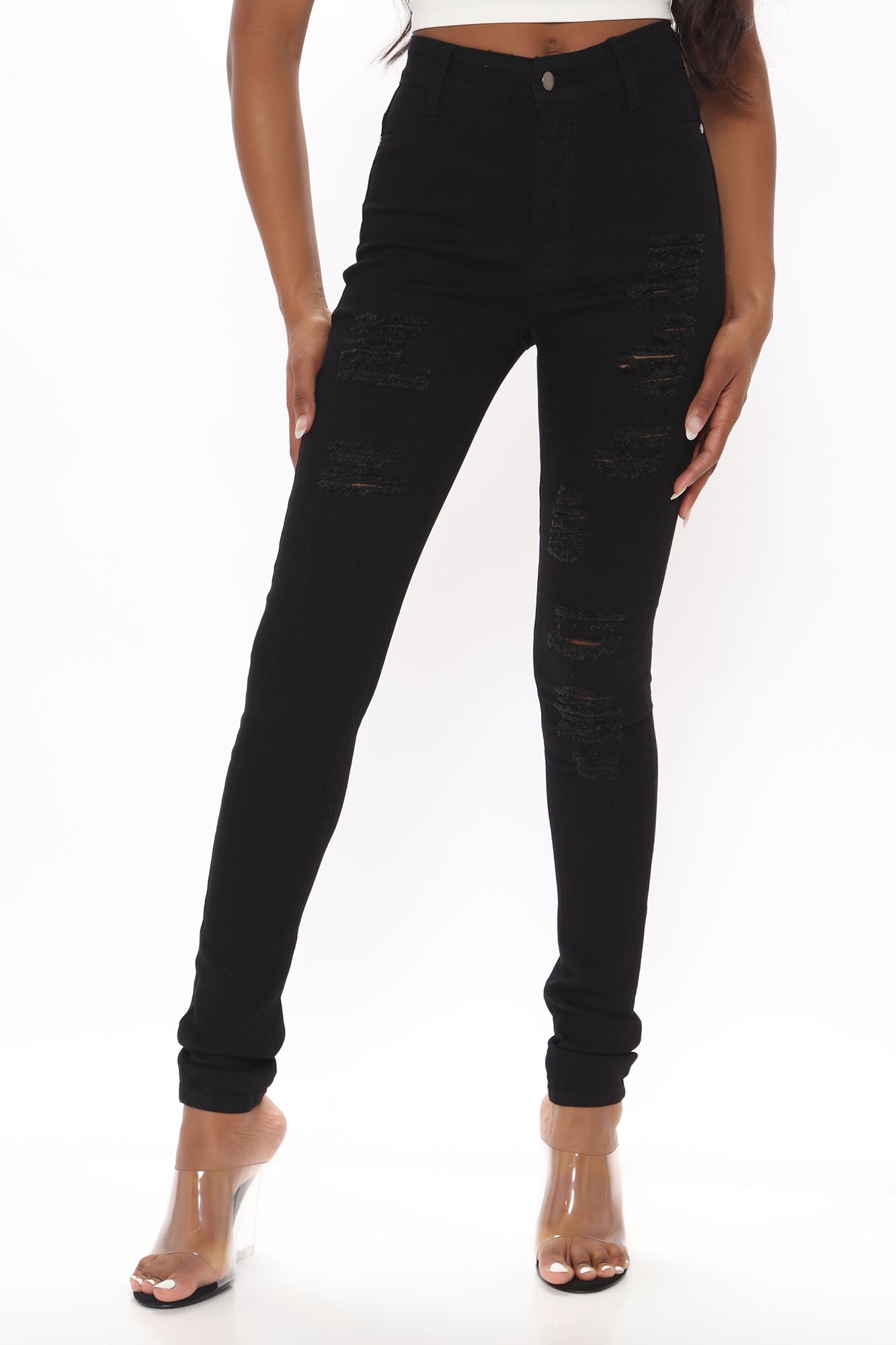 Tall Tris Skinny Jeans - Black