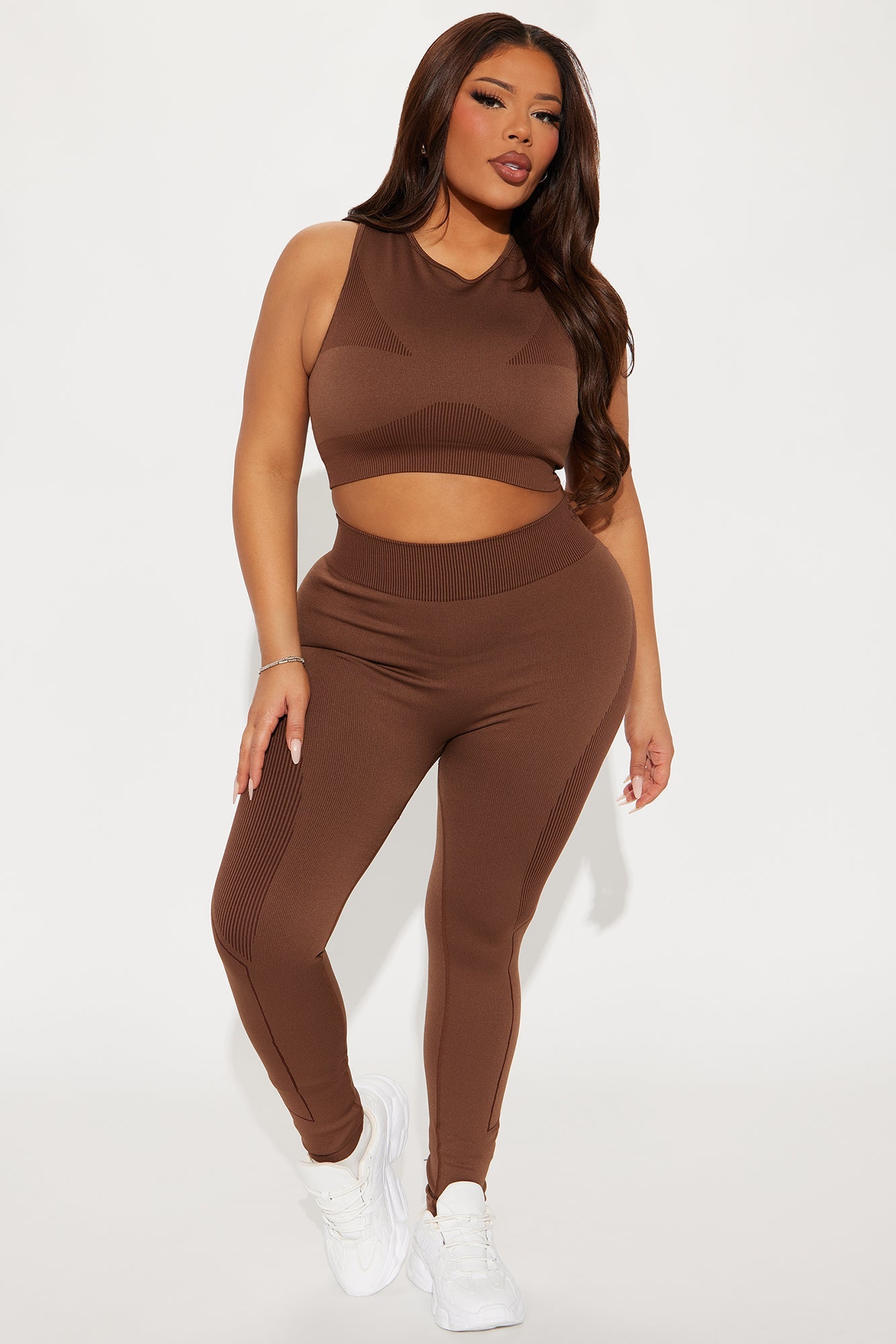 Your Next Move Seamless Sports Bra - Mocha