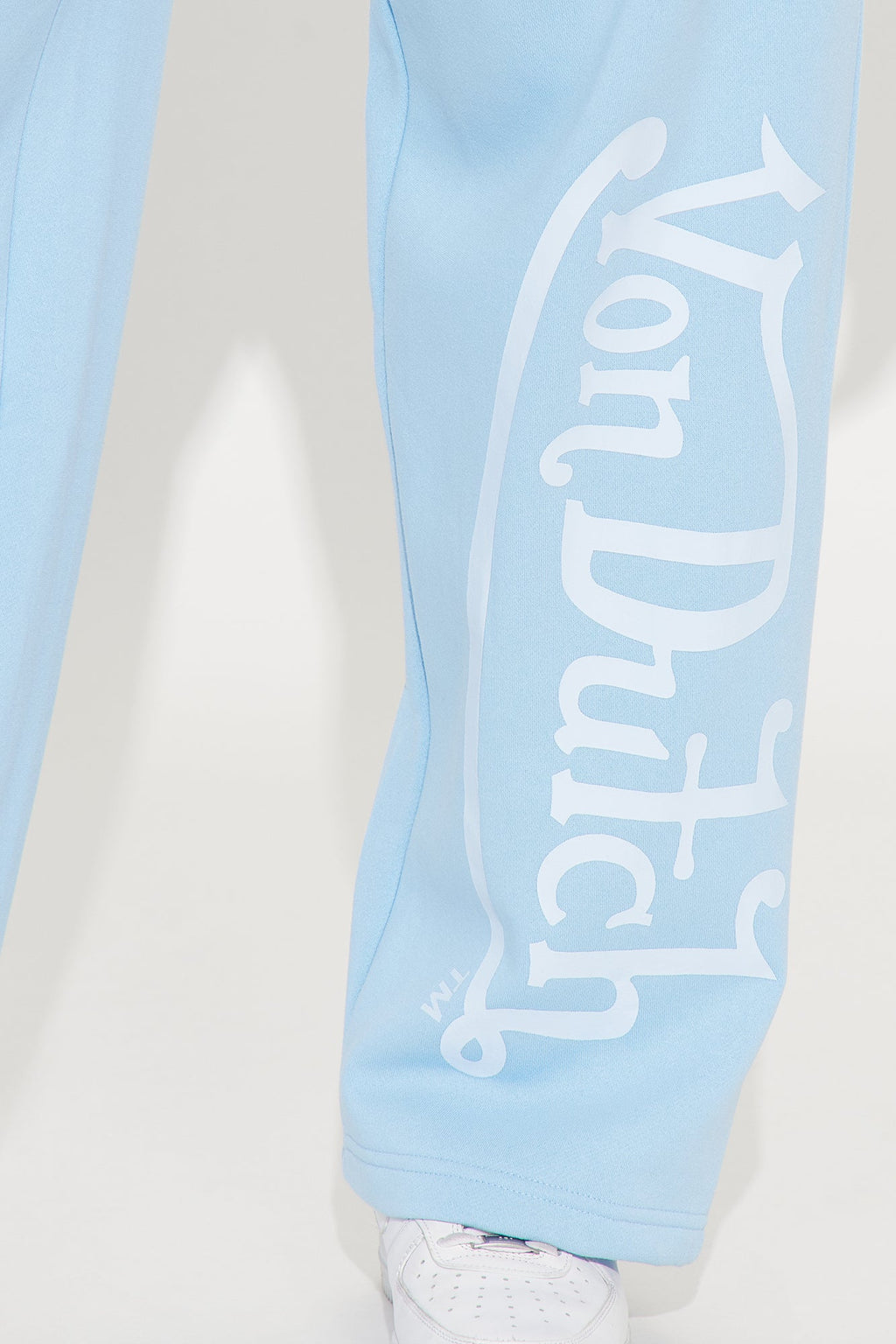 Von Dutch Distressed Wide Leg Pant - Blue